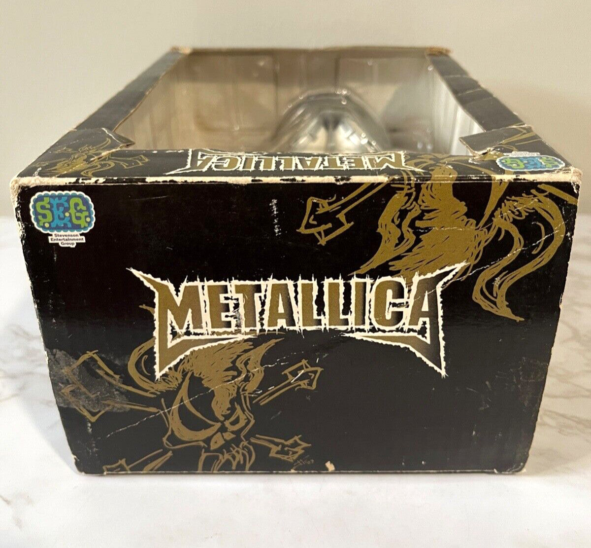 Metallica Lars Ulrich Bobble Head Figure 2003 SEG Drumkit! James Hetfield (2003)