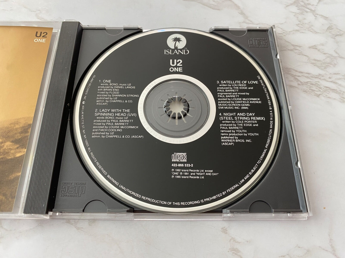 U2 – One (1992) [ORIGINAL USA PRESS]