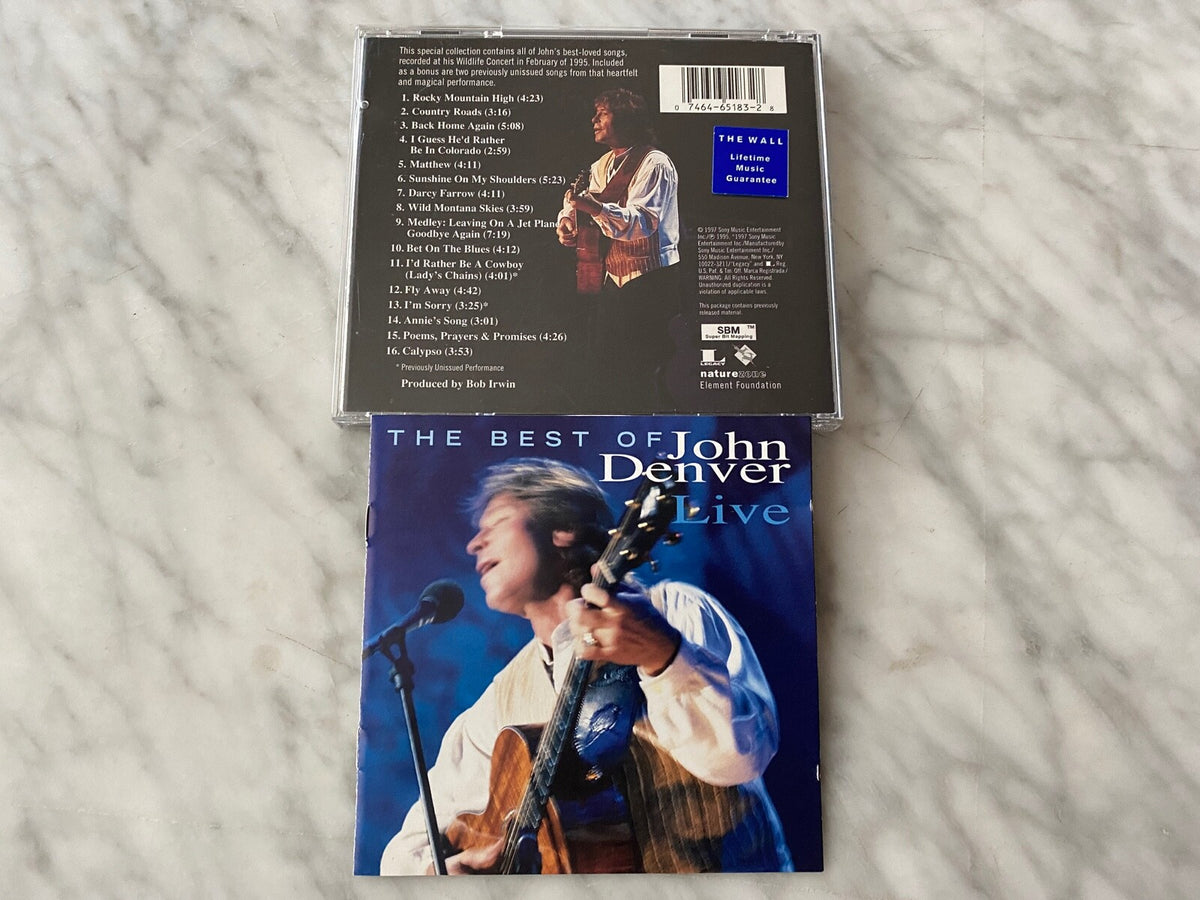 John Denver – The Best Of Live (1997) [ORIGINAL USA PRESS]
