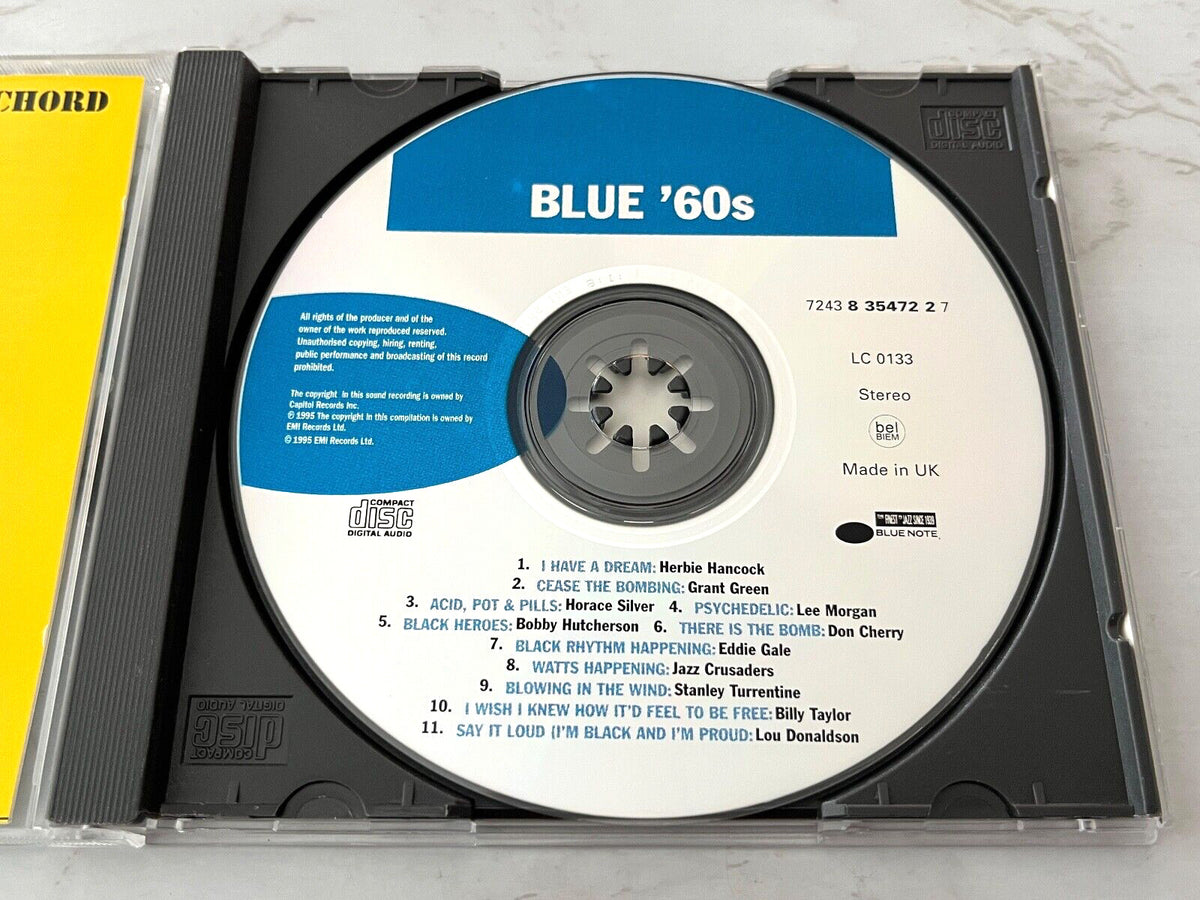 Herbie Hancock, Various, Lee Morgan – Blue 60's Blue Note Strikes A Radical Chord (1995) [UK PRESS]