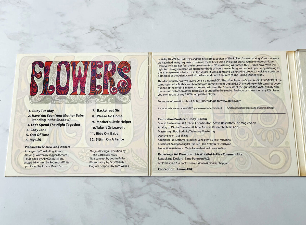 The Rolling Stones – Flowers (SACD, 24KT Gold) (2002)