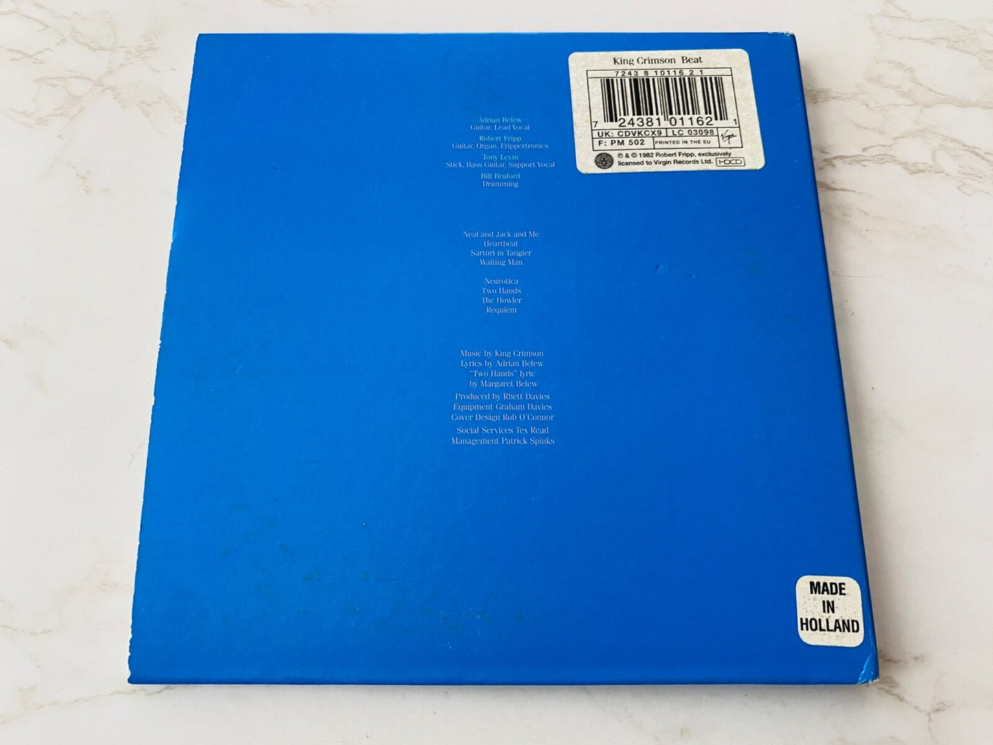 King Crimson – Beat (Anniversary Edition) (2001) [UK PRESS]