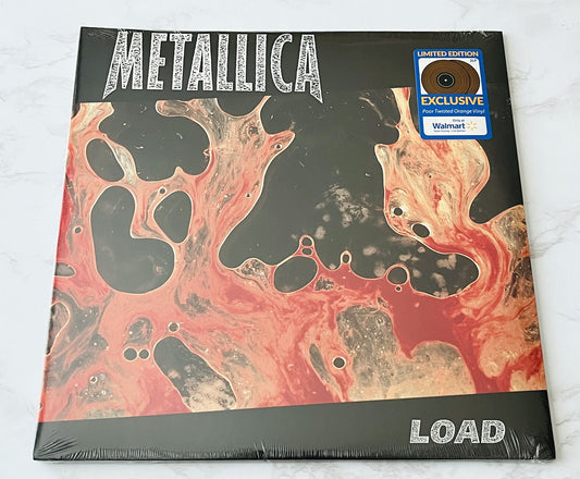 Metallica LOAD 2 LP SEALED! POOR TWISTED ORANGE VINYL WALMART EXCLUSIVE LTD ED