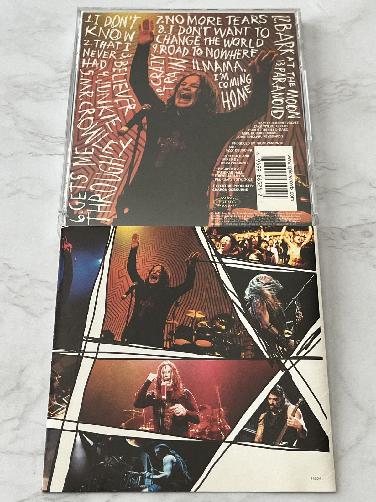 Ozzy Osbourne – Live At Budokan (2002) [ORIGINAL USA PRESS]