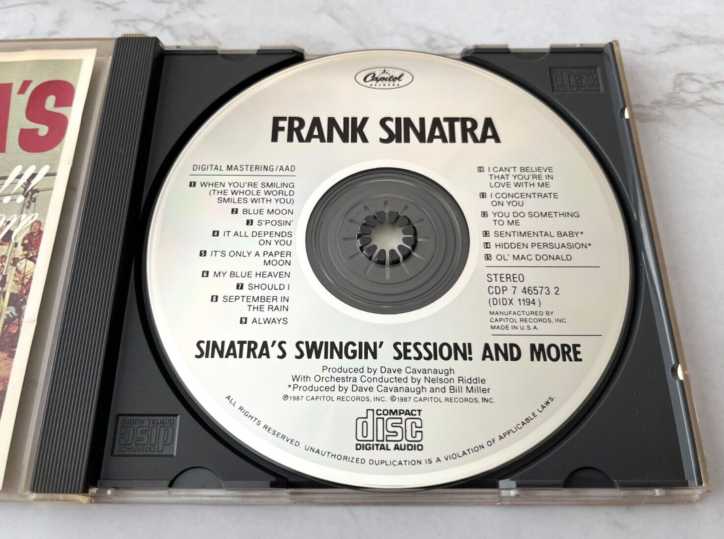 Frank Sinatra – Swingin' Session And More [DADC PRESS]