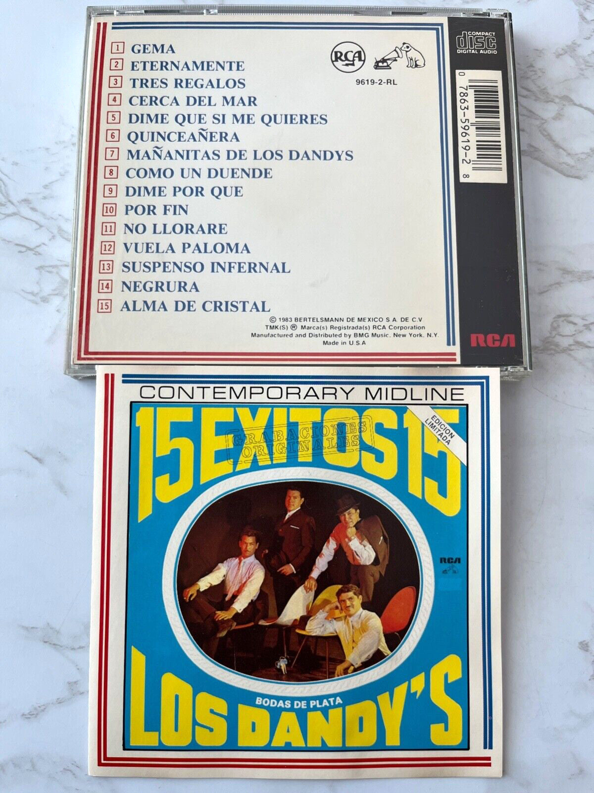 Los Dandy's – 15 Exitos Bodas De Plata [ORIGINAL USA PRESS]