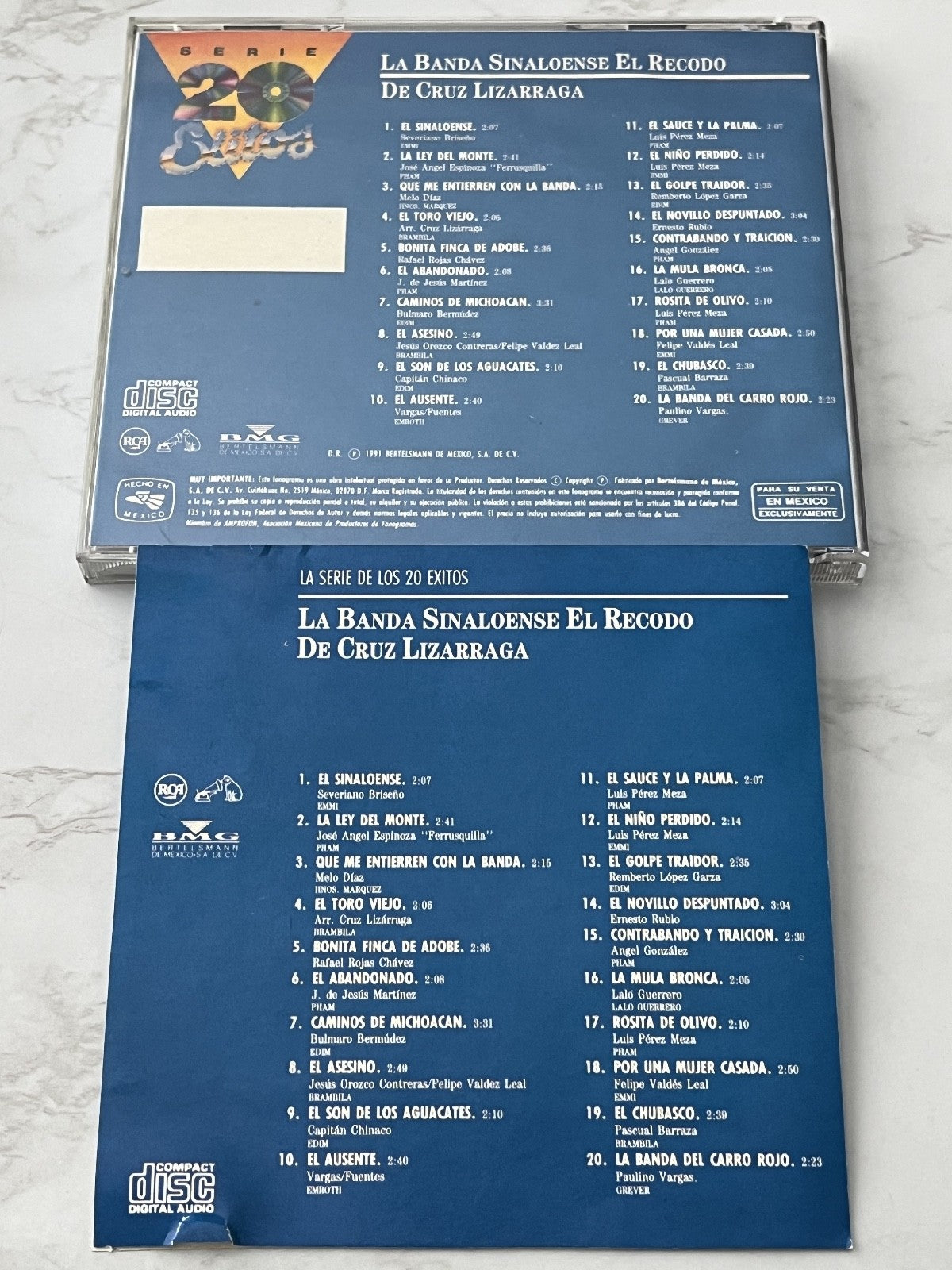 Banda El Recodo – La Serie De Los 20 Exitos (1991) [ORIGINAL USA PRESS]