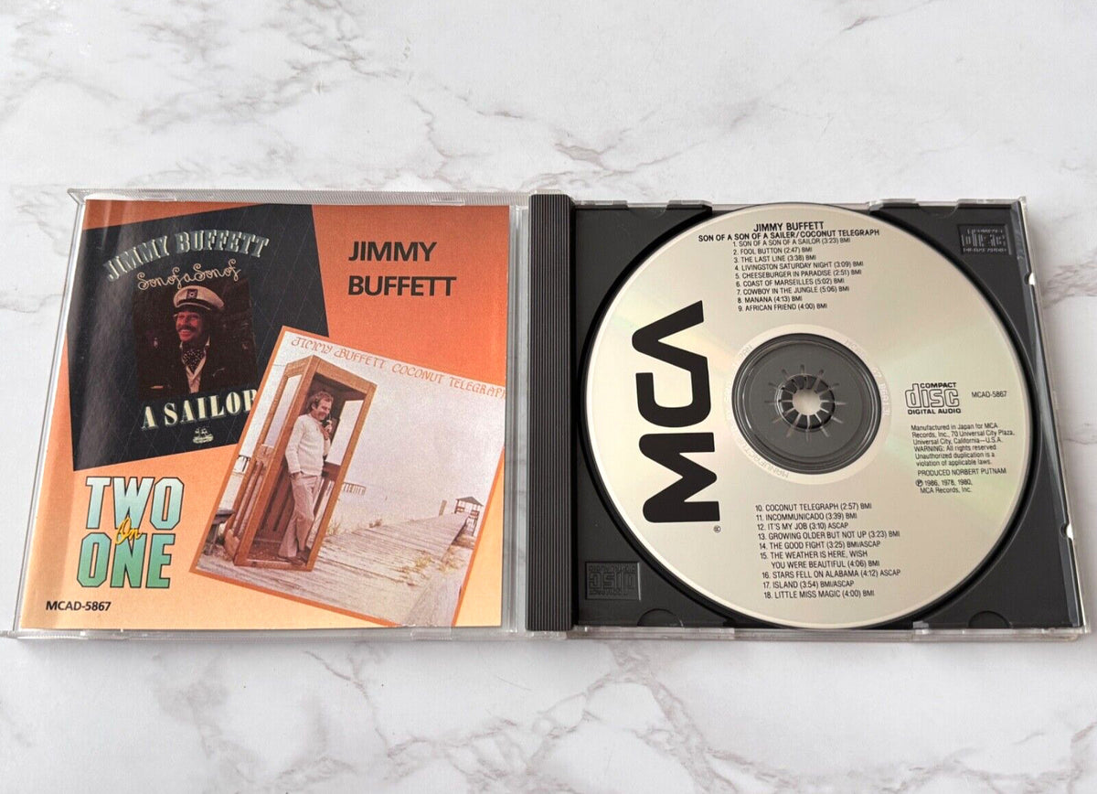 Jimmy Buffett – Son Of A Son Of A Sailor / Coconut Telegraph (1986) [JAPAN TARGET ERA]