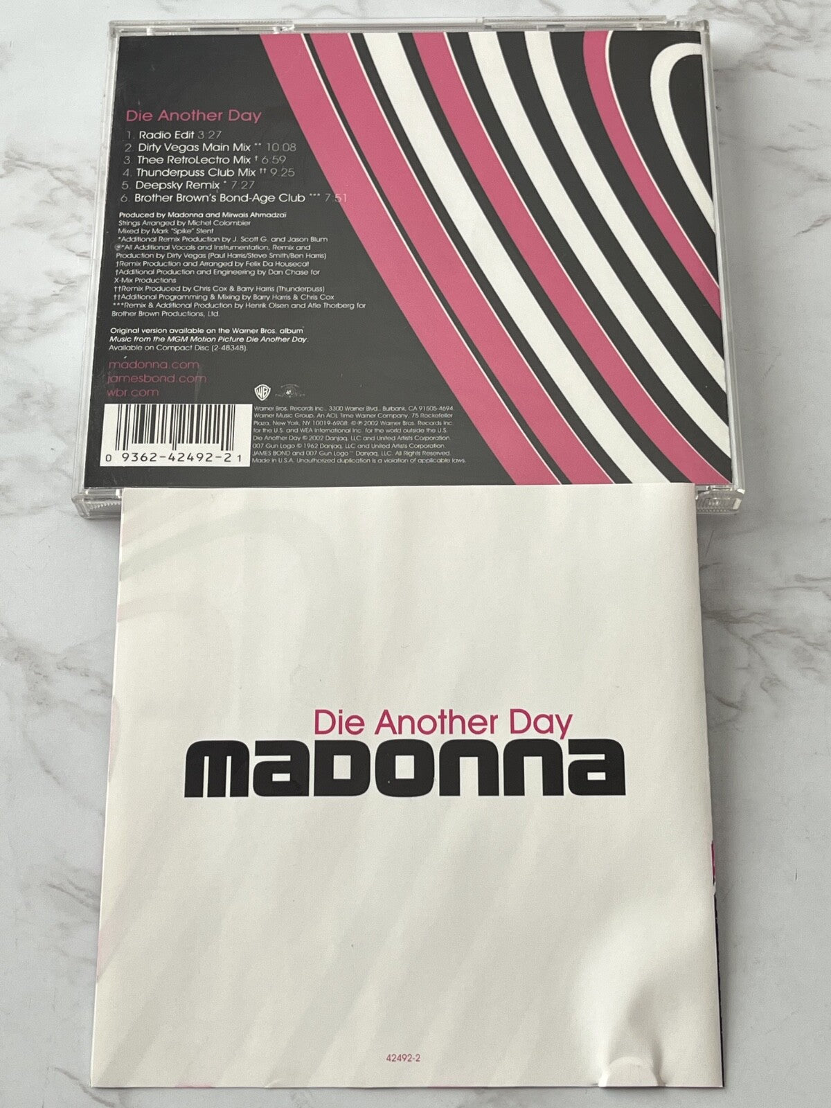 Madonna – Die Another Day (Maxi Single) (2002) [ORIGINAL USA PRESS]
