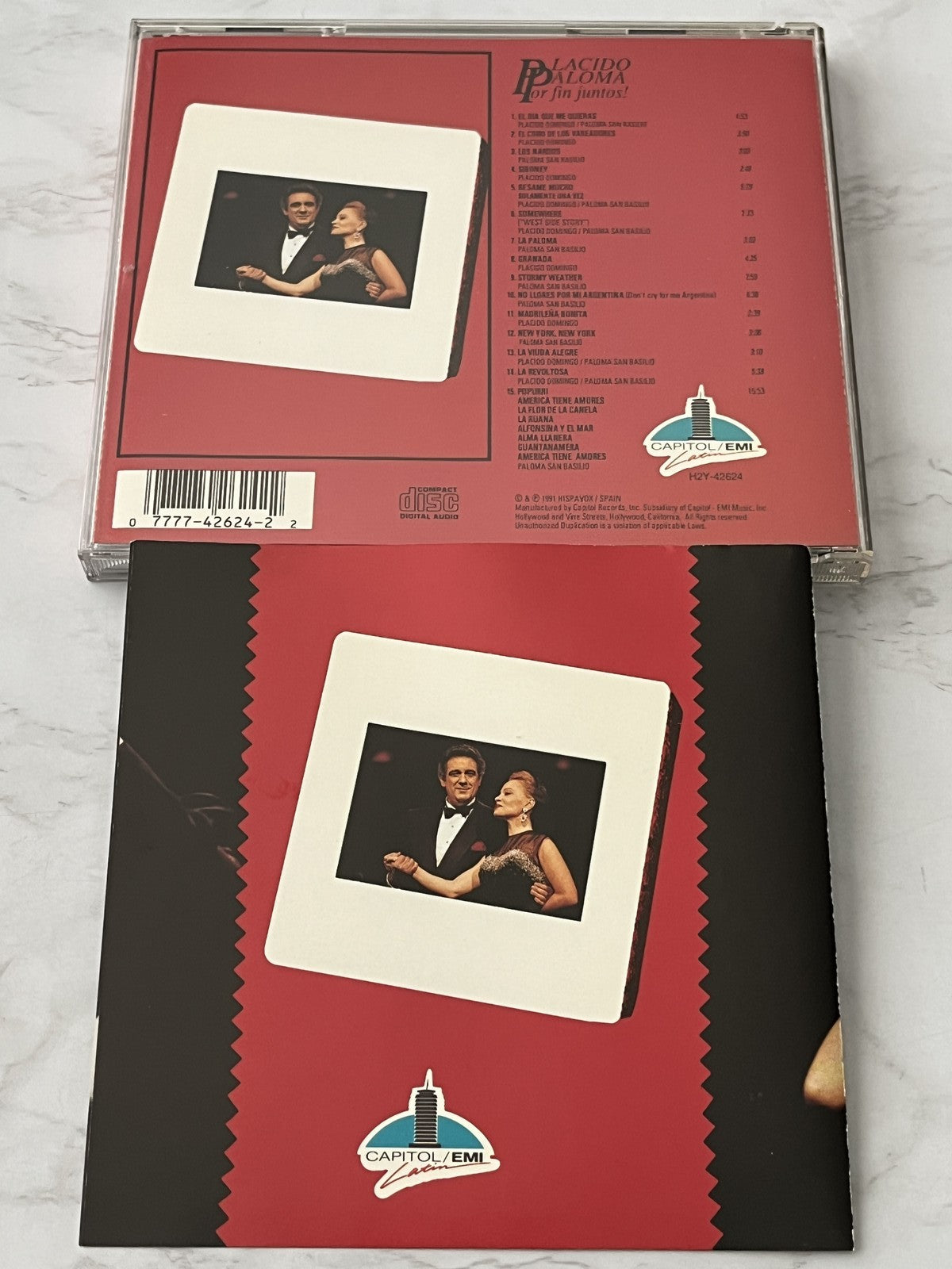 Placido Domingo / Paloma San Basilio – Por Fin Juntos (1991) [ORIGINAL USA PRESS]