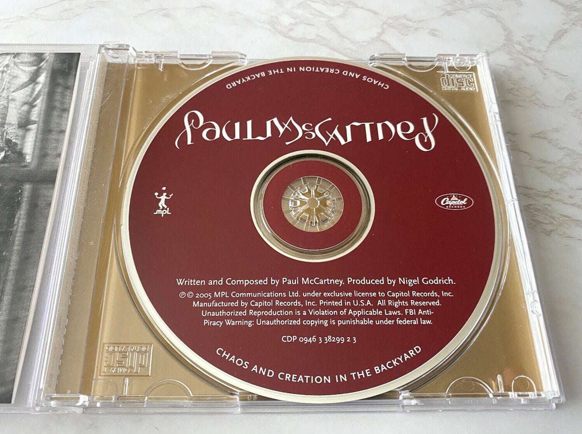 Paul McCartney – Chaos And Creation In The Backyard (2005) [ORIGINAL USA PRESS]