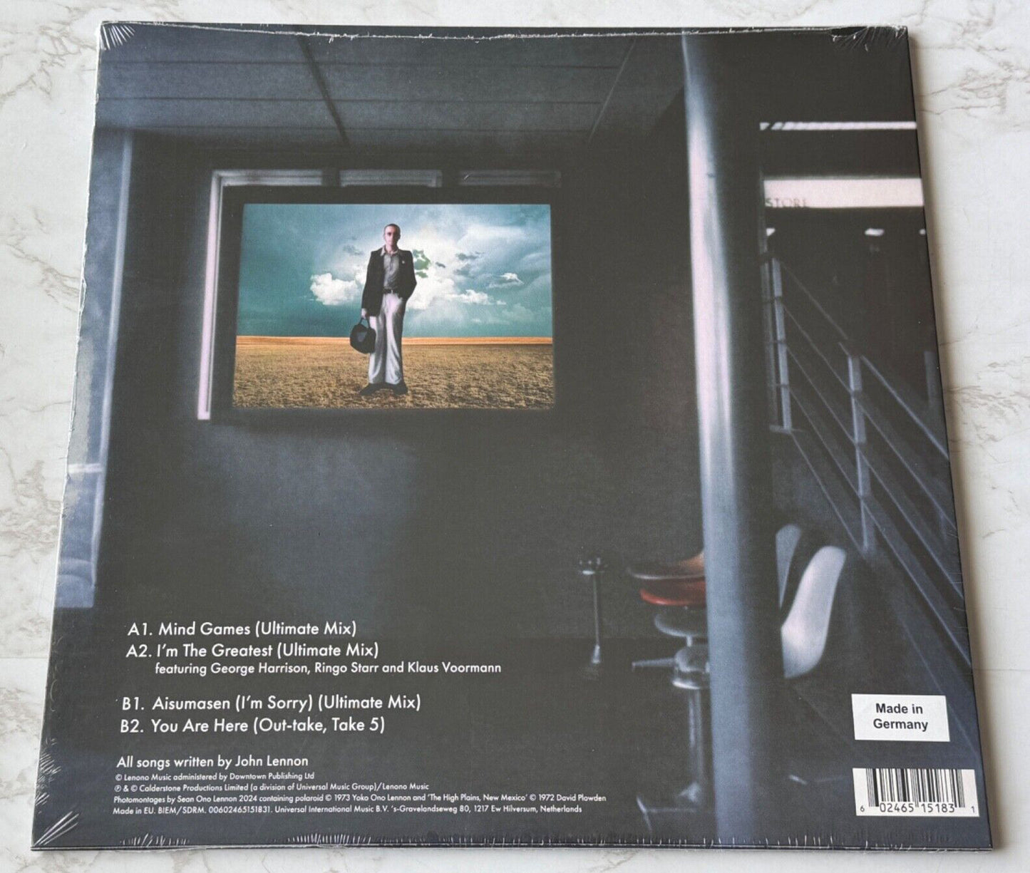 John Lennon Mind Games EP GLOW IN THE DARK VINYL RECORD STORE DAY 2024 RSD
