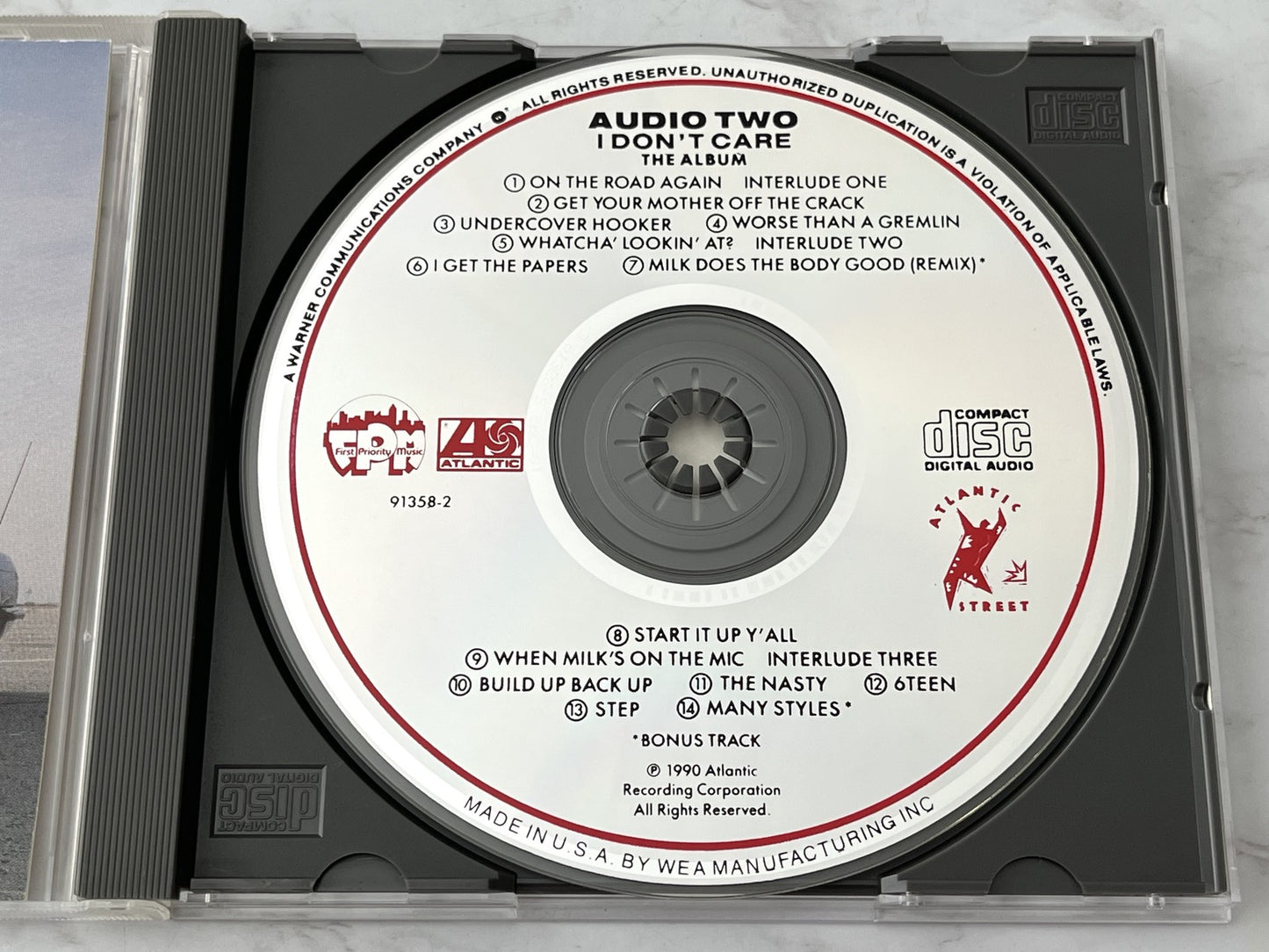 Audio Two – I Dont Care The Album (1990) [ORIGINAL USA PRESS]