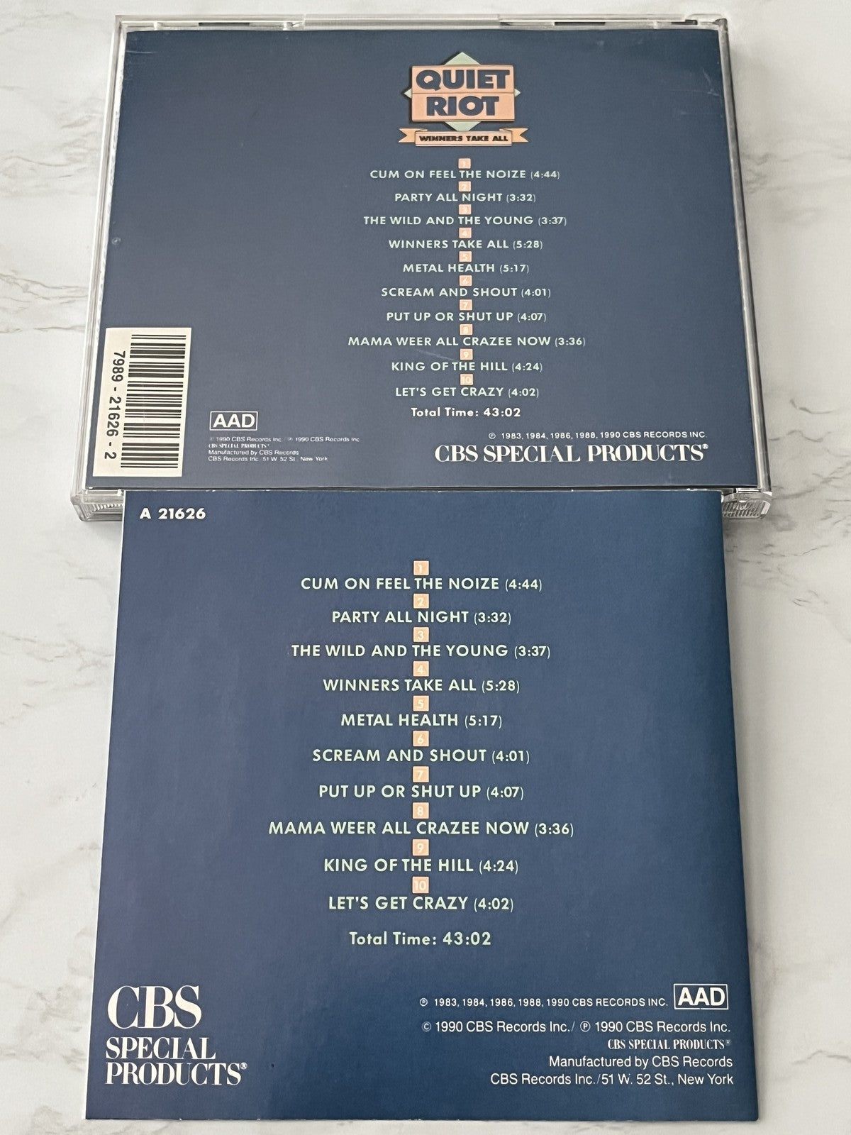 Quiet Riot – Winners Take All [USA 1ST PRESS]