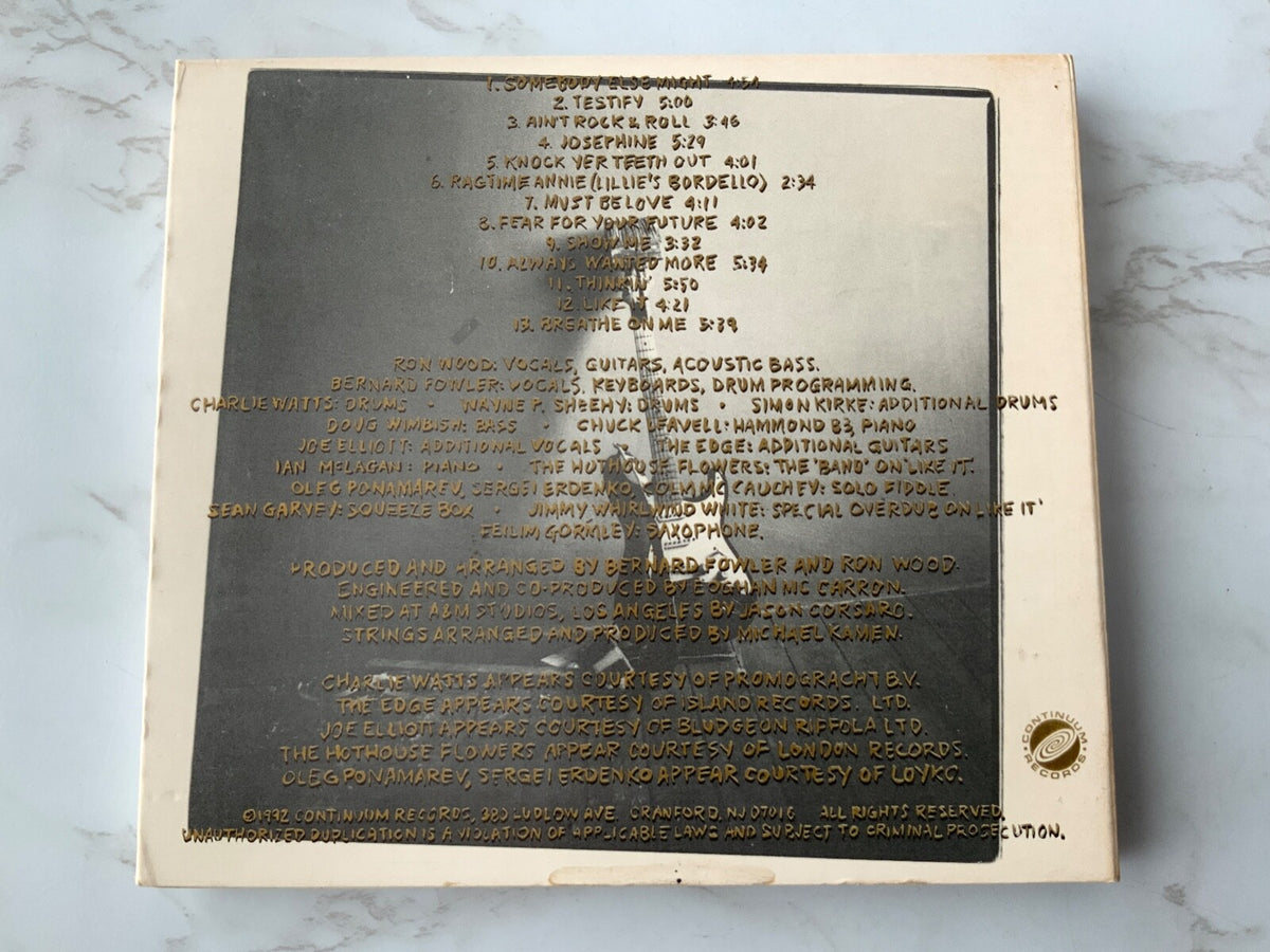 Ron Wood – Slide On This (Digipak) (1992) [ORIGINAL USA PRESS]