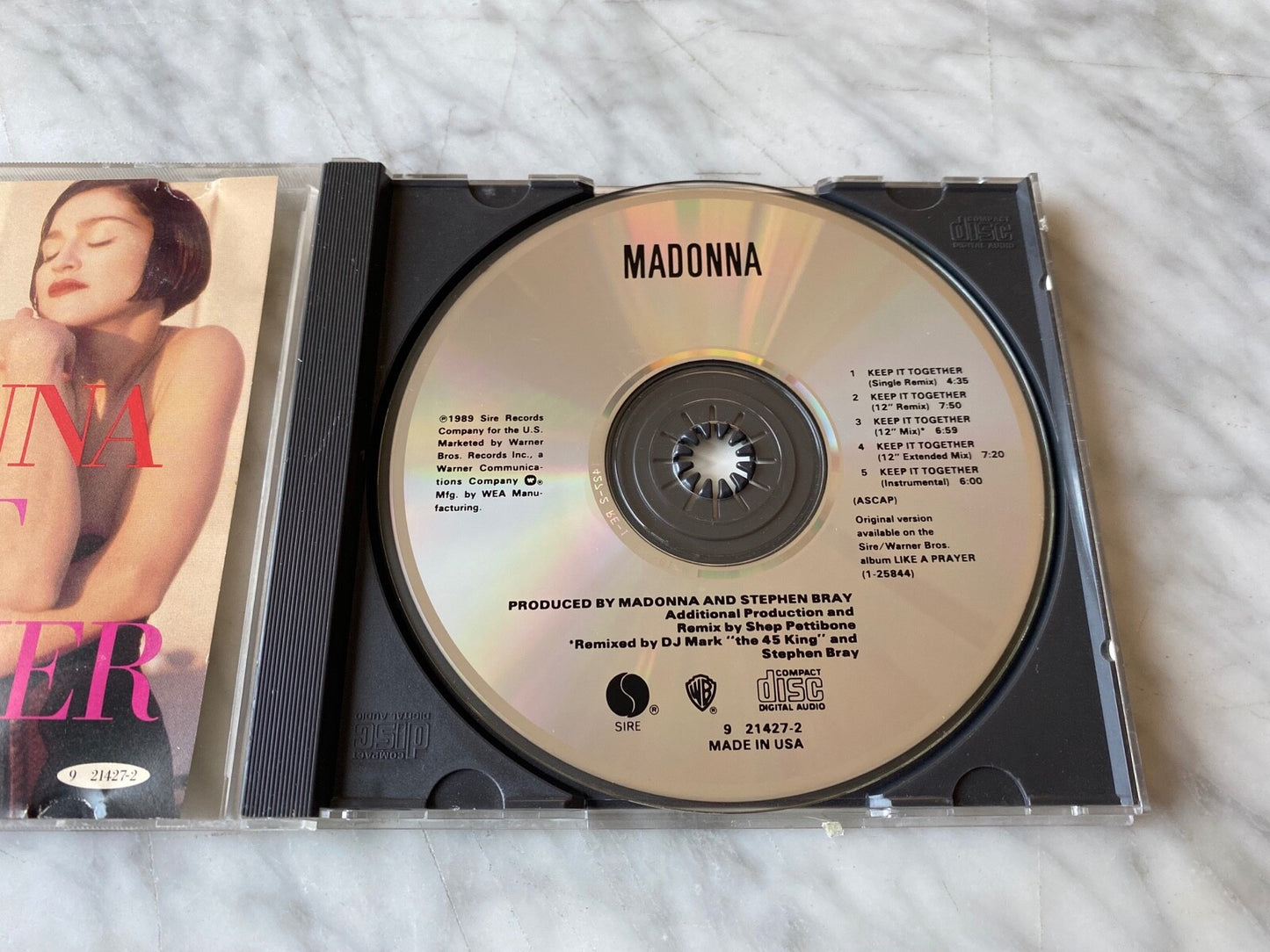 Madonna – Keep It Together (Maxi Single) (1990) [ORIGINAL USA PRESS]