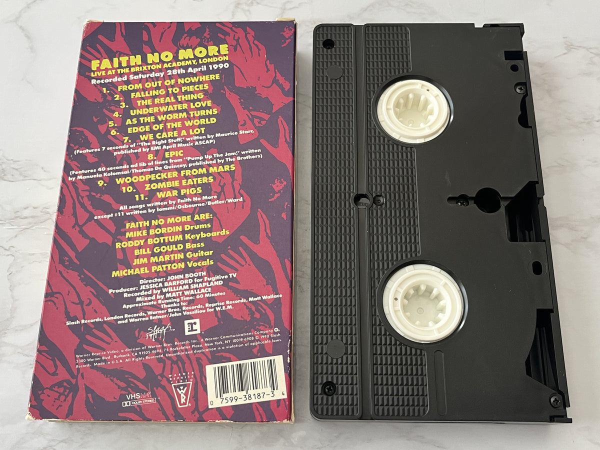Faith No More You Fat B**tards Live At The Brixton Academy VHS 1990