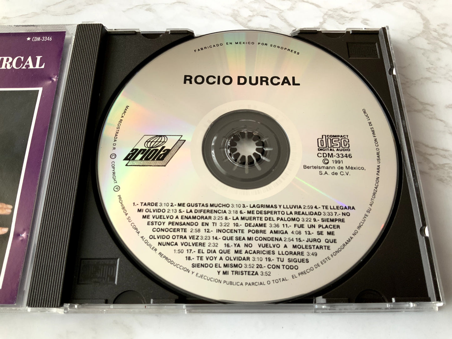 Rocio Durcal – La Serie De Los 20 Exitos (1991)