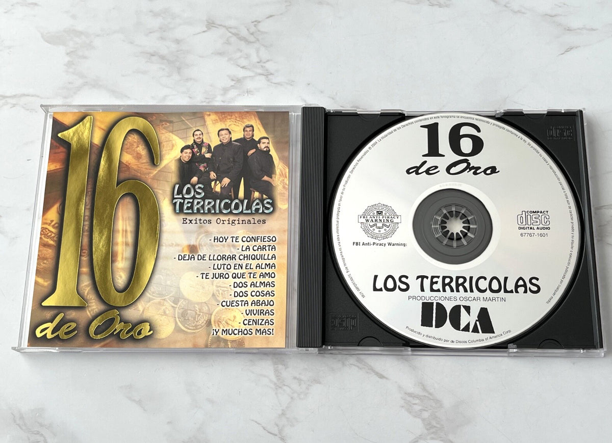 Los Terricolas – 16 De Oro (2004) [ORIGINAL USA PRESS]