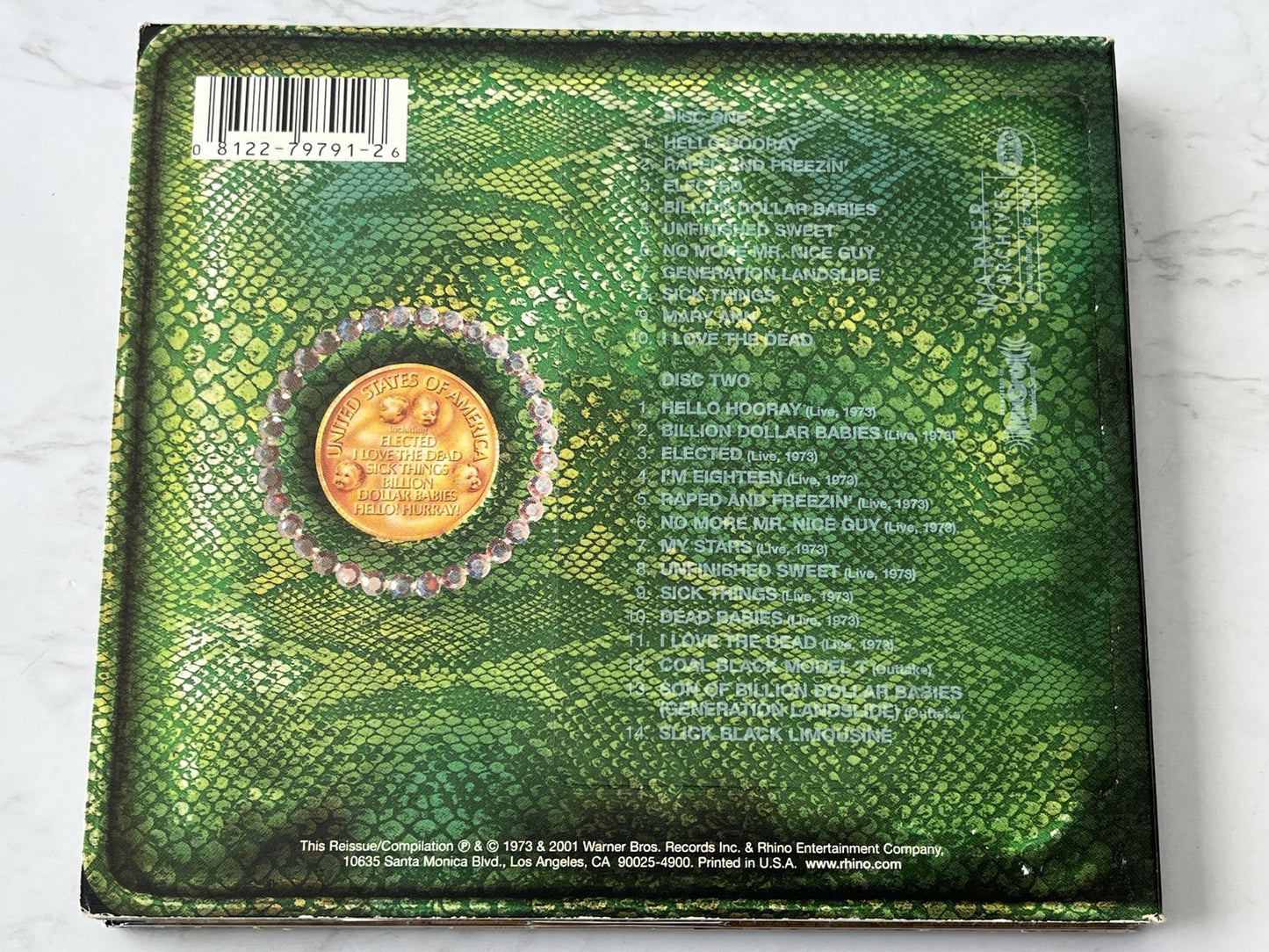 Alice Cooper – Billion Dollar Babies (Deluxe Edition, Digipak) (2001)