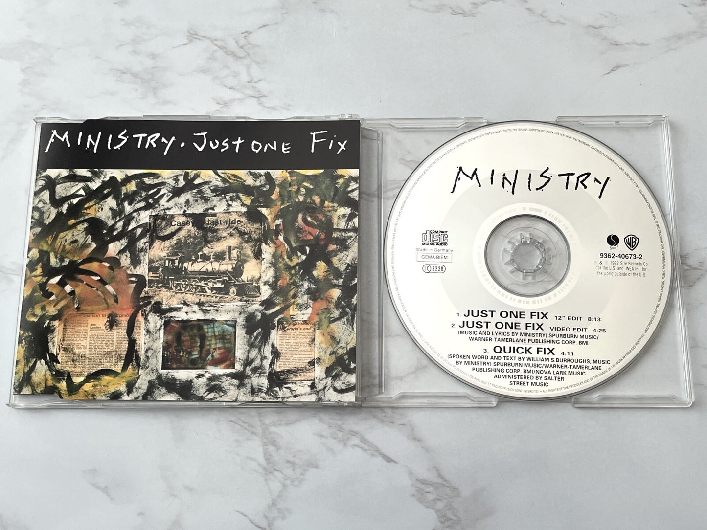 Ministry – Just One Fix (1992) [GERMAN PRESS]