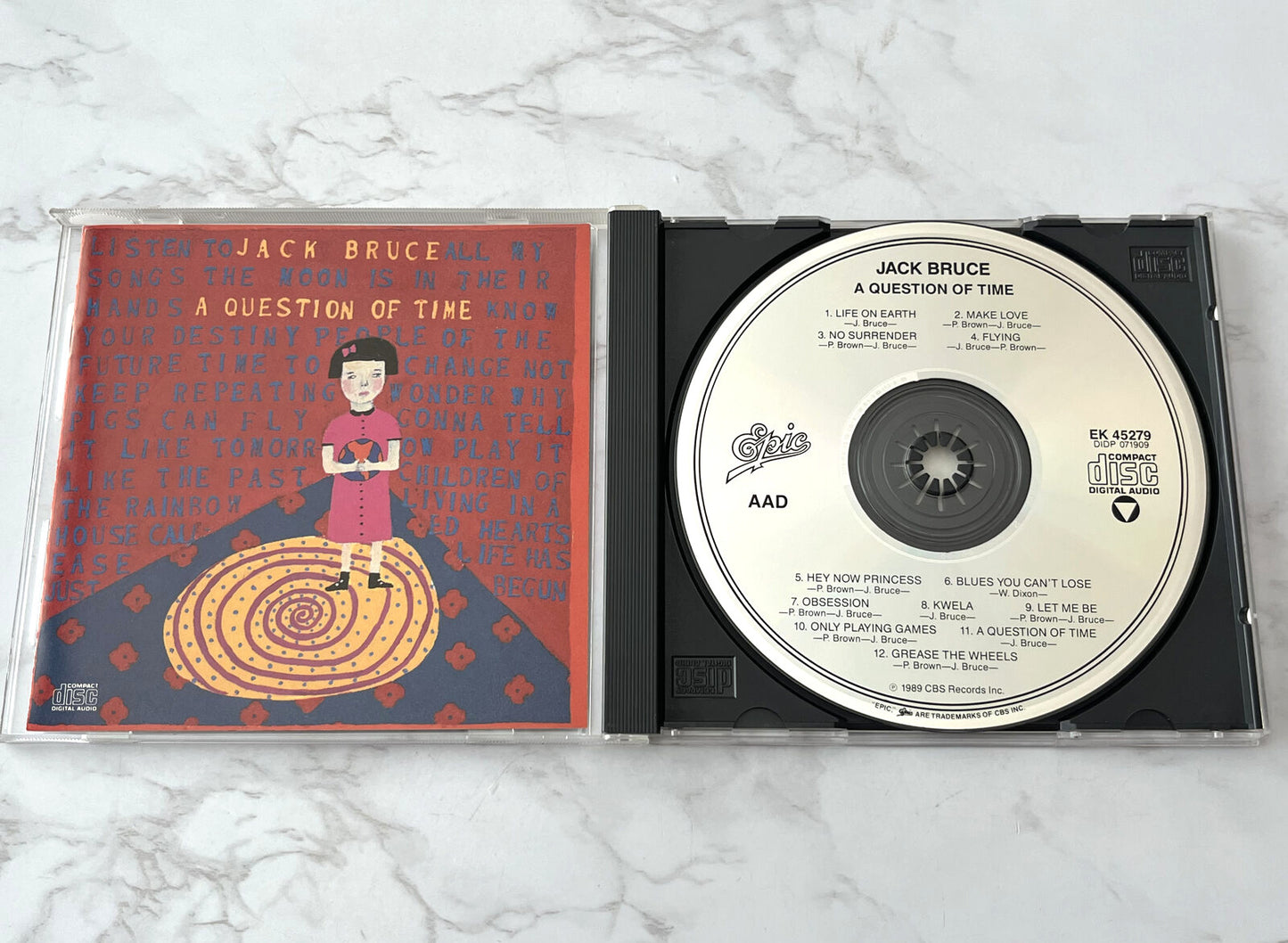 Jack Bruce – A Question Of Time (1989) [DADC PRESS]