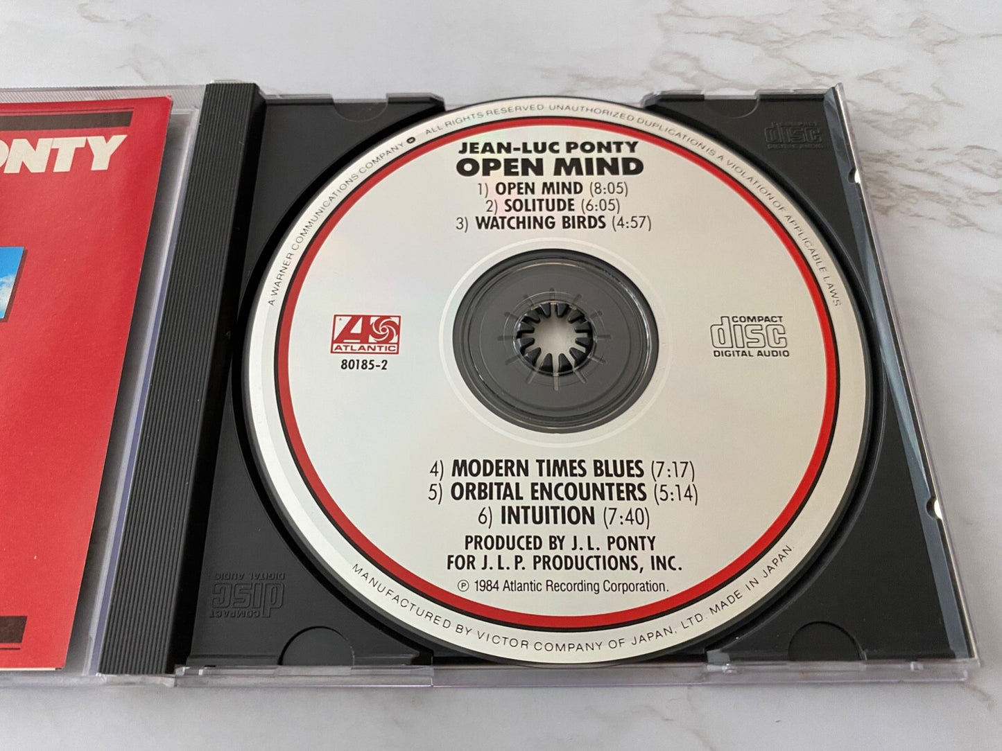 Jean Luc Ponty – Open Mind (1984) [JAPAN TARGET ERA]