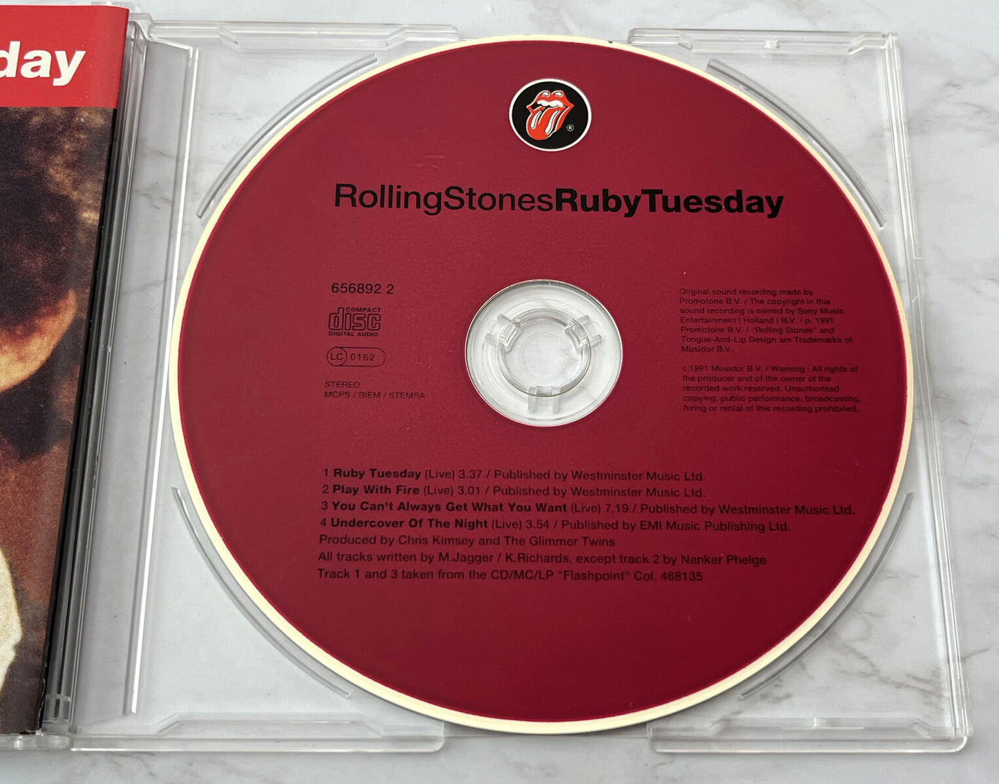 The Rolling Stones – Rolling Stones Ruby Tuesday (EP) (1991) [UK PRESS]