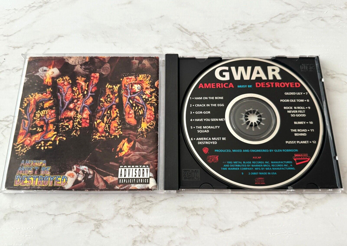 GWAR – America Must Be Destroyed (1992) [ORIGINAL USA PRESS]