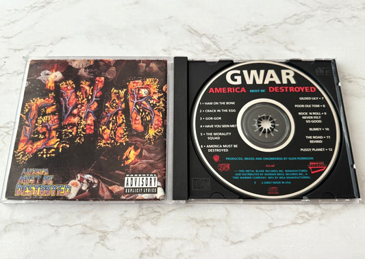 GWAR – America Must Be Destroyed (1992) [ORIGINAL USA PRESS]