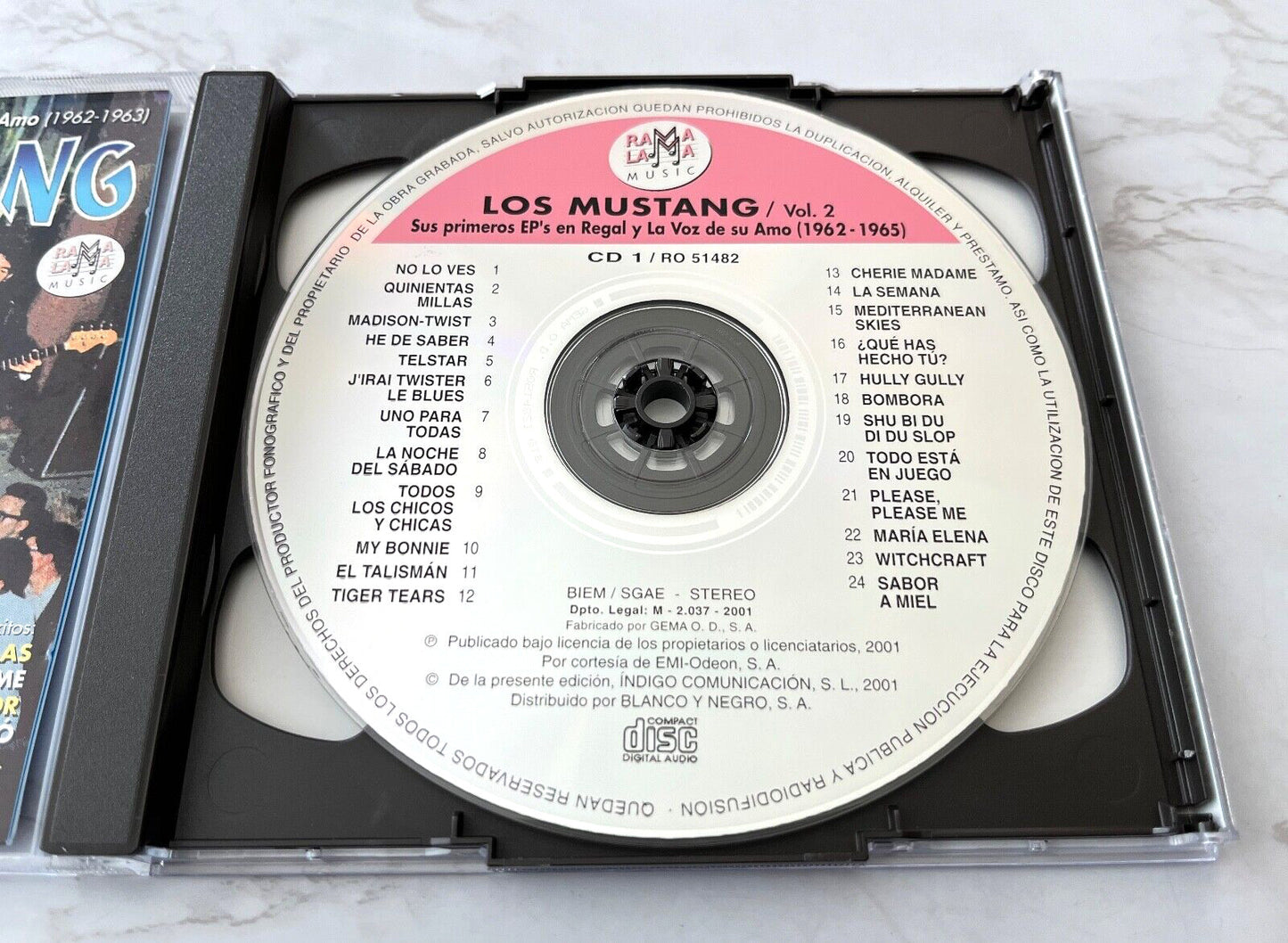 Los Mustang – Sus Primeros EPs En Regal Y La Voz De Su Amo 1962-1965 (2001) [ORIGINAL SPAIN PRESS]