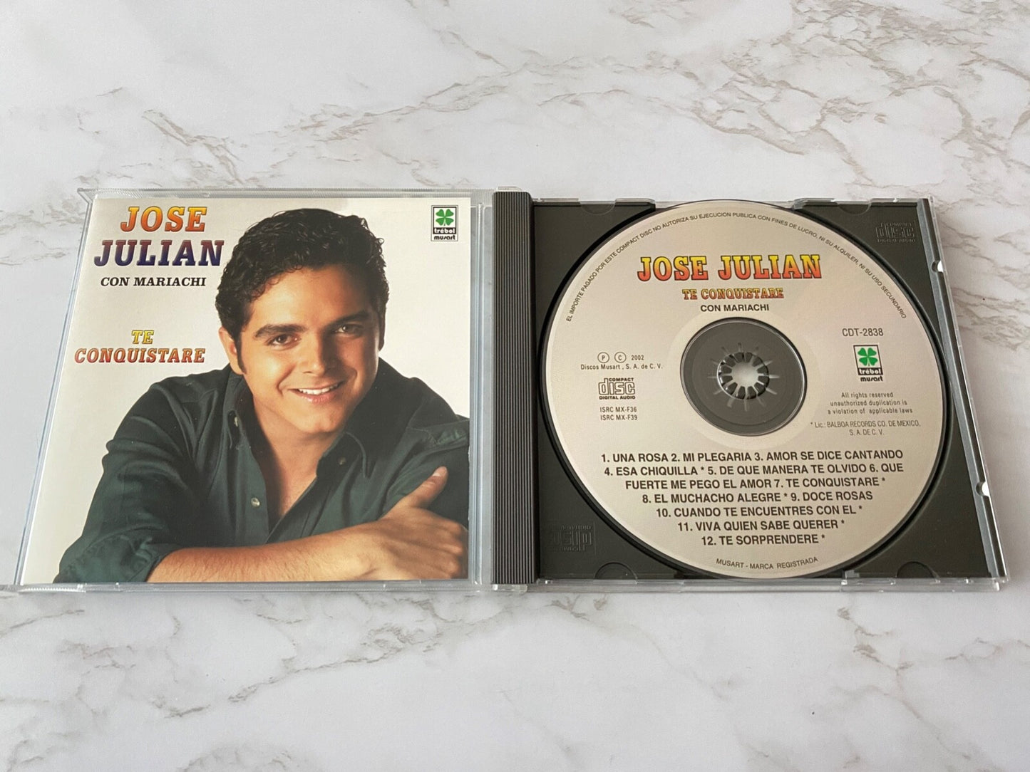 Jose Julian – Con Mariachi Te Conquistare (2002) [ORIGINAL MEXICO PRESS]