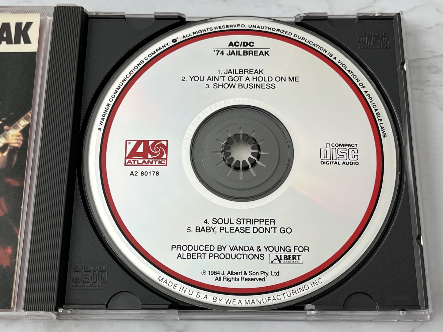 AC/DC – '74 Jailbreak (EP) (1987) [ORIGINAL USA PRESS]