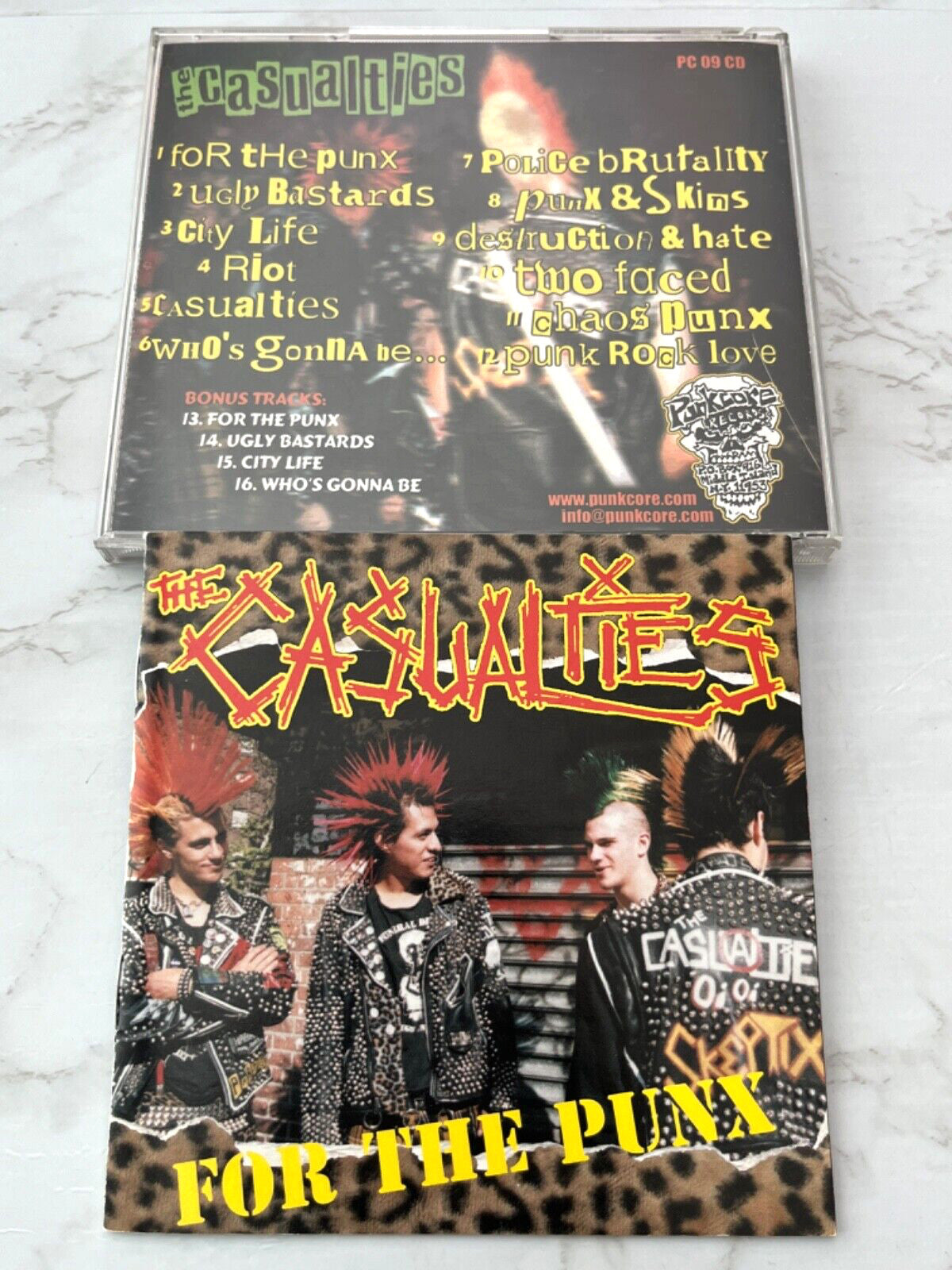 The Casualties – For The Punx (2000) [ORIGINAL USA PRESS]