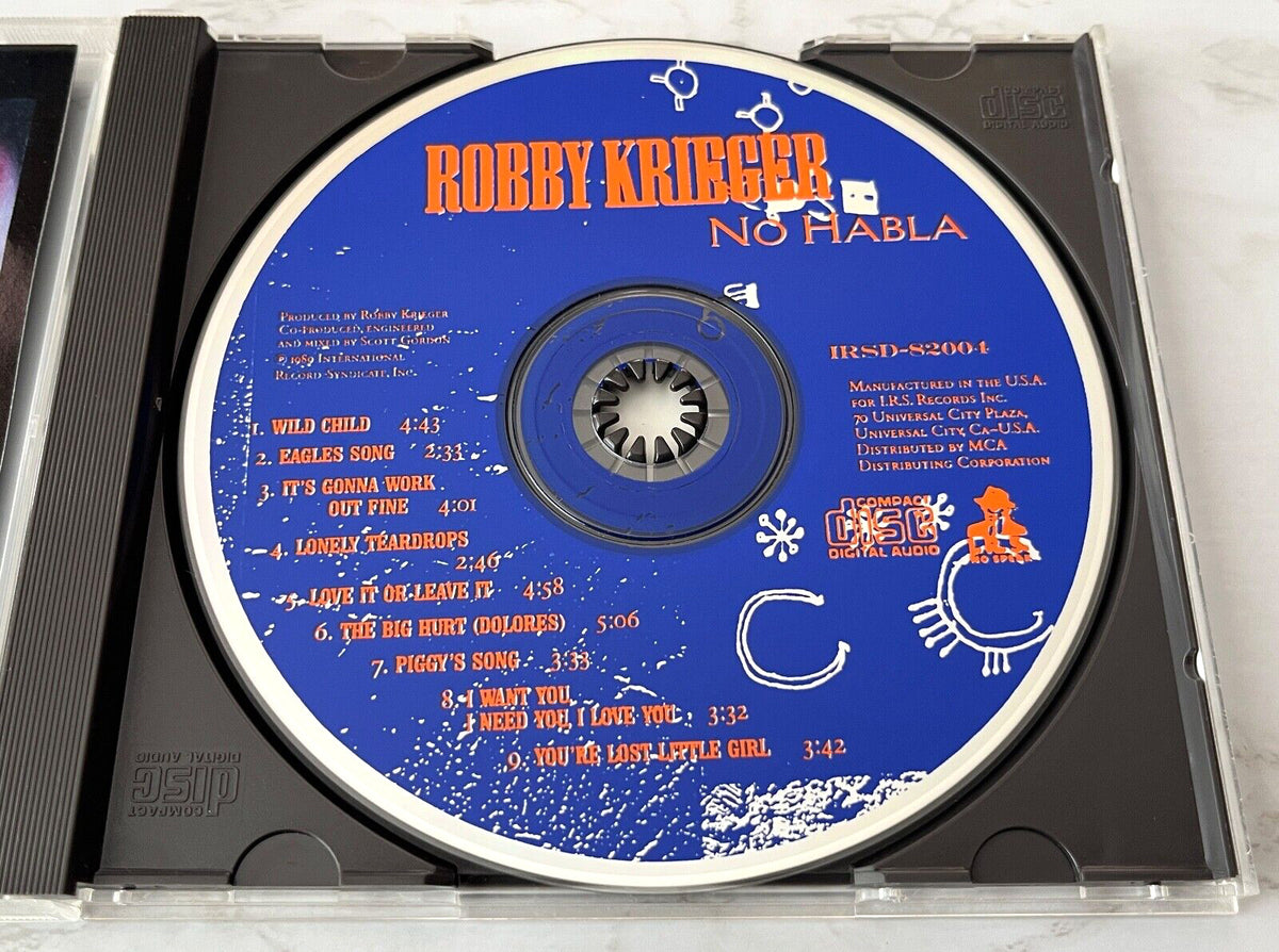Robby Krieger – No Habla (1989) [ORIGINAL USA PRESS]