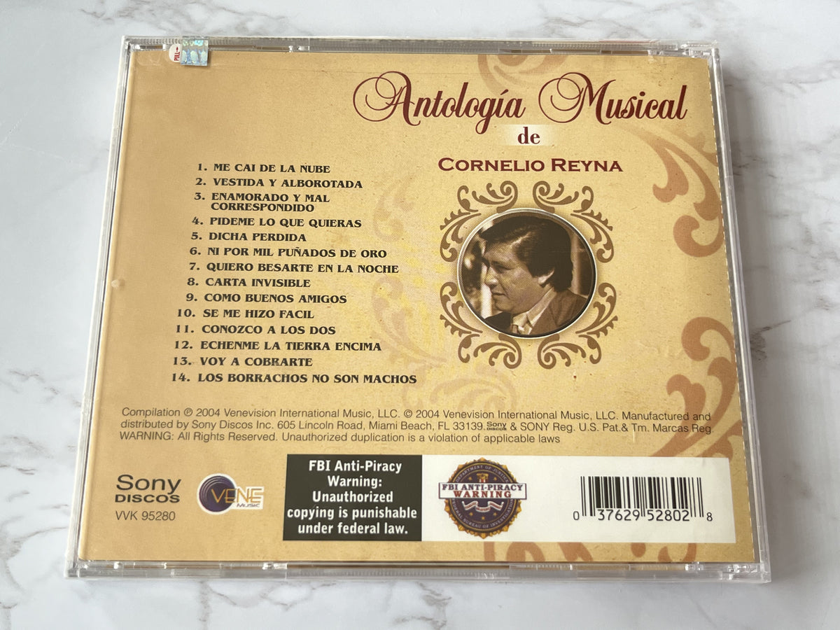 Cornelio Reyna – Antologia Musical (2004) [ORIGINAL USA PRESS]