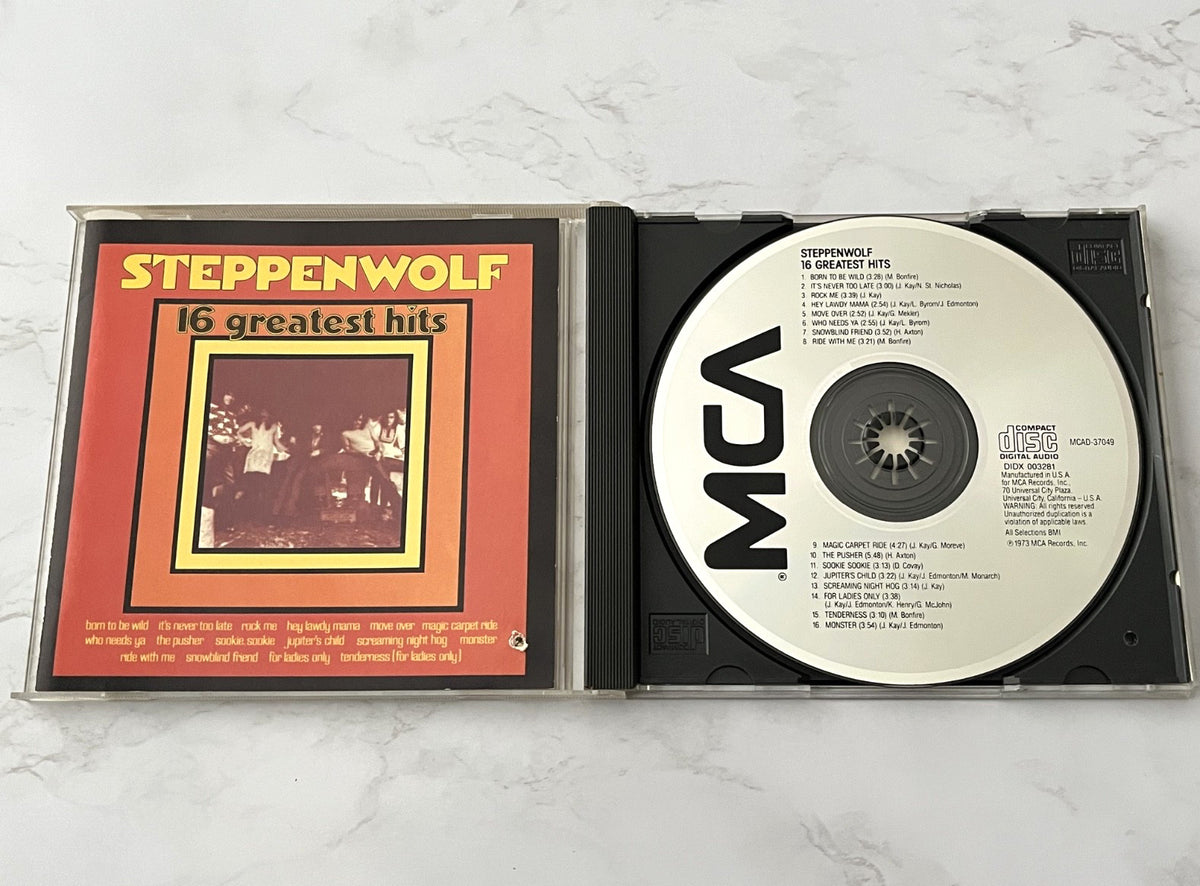 Steppenwolf – 16 Greatest Hits (Promo) (1988) [ORIGINAL USA PRESS]