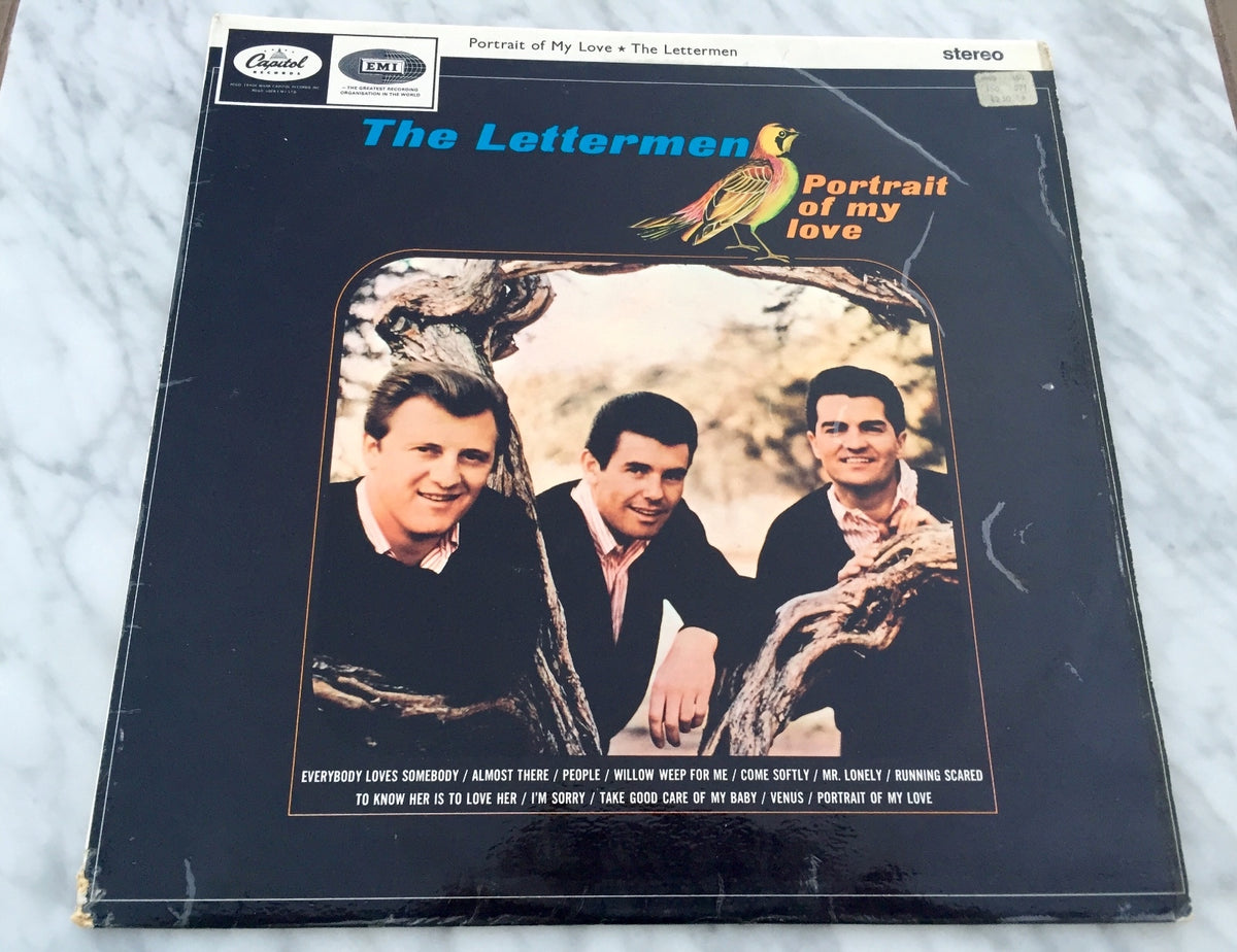The Lettermen Portrait Of My Love LP 1965 Capitol ST 2270 UK Imp Laminated Cover