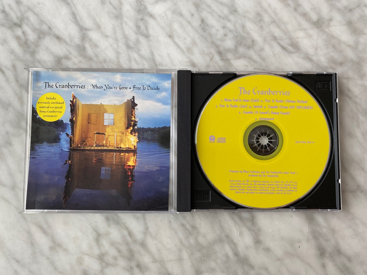 The Cranberries – When You're Gone Free To Decide (Maxi Single) (1996)