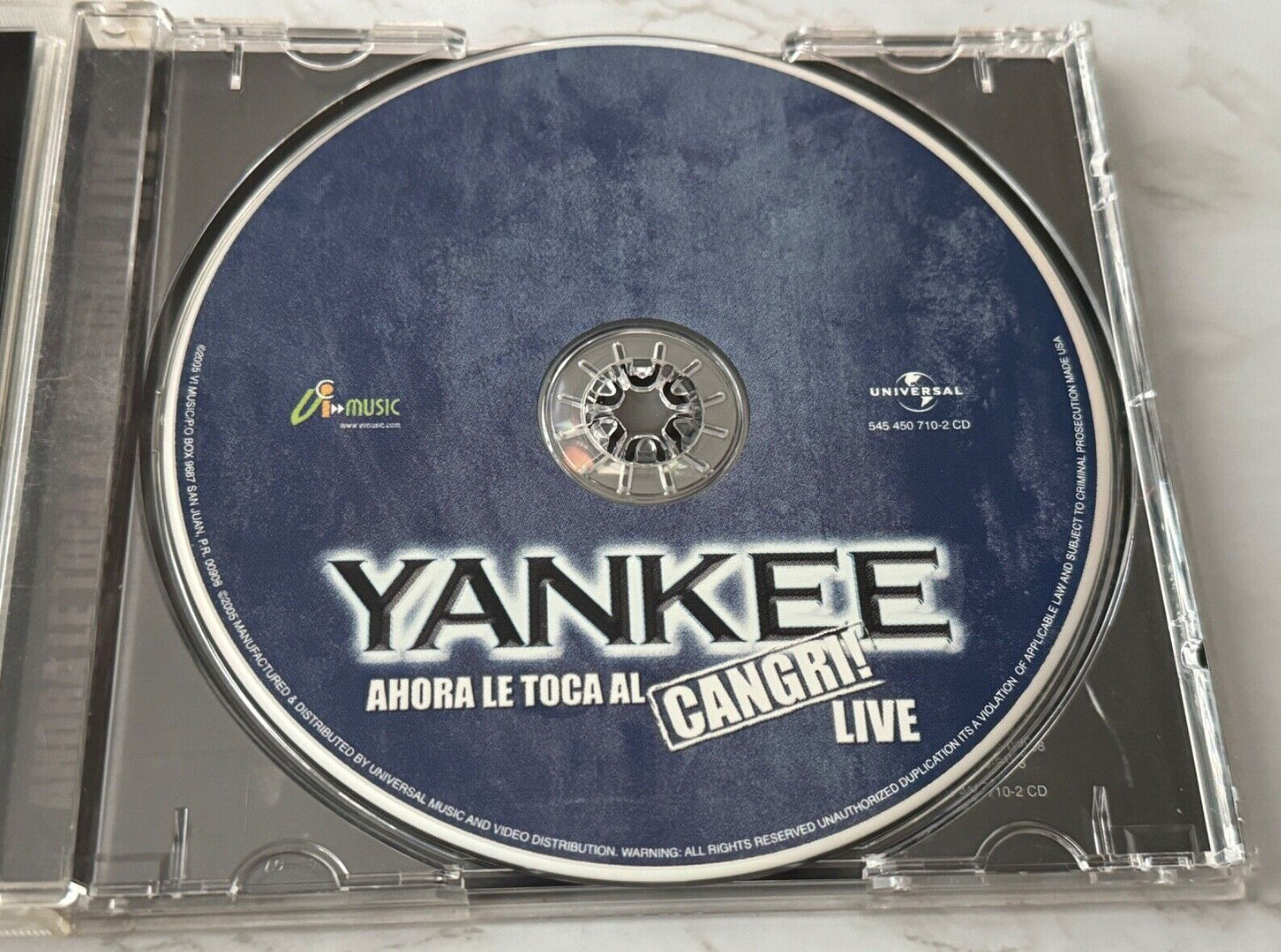 Daddy Yankee – Ahora Le Toca Al Cangri Live (2005) [ORIGINAL USA PRESS]