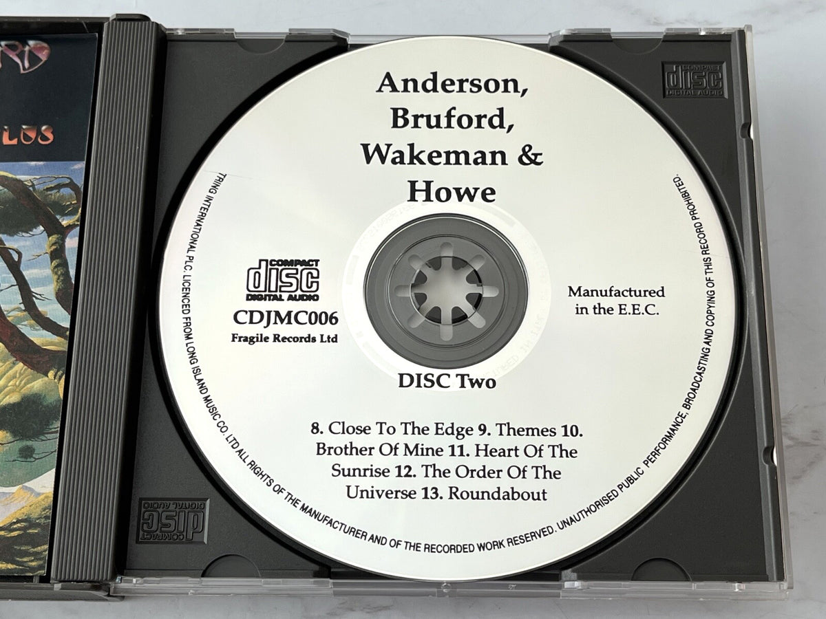 Anderson Bruford Wakeman Howe – Anderson, Bruford, Wakeman & Howe An Evening Of Yes Music Plus (1993) [UK PRESS]