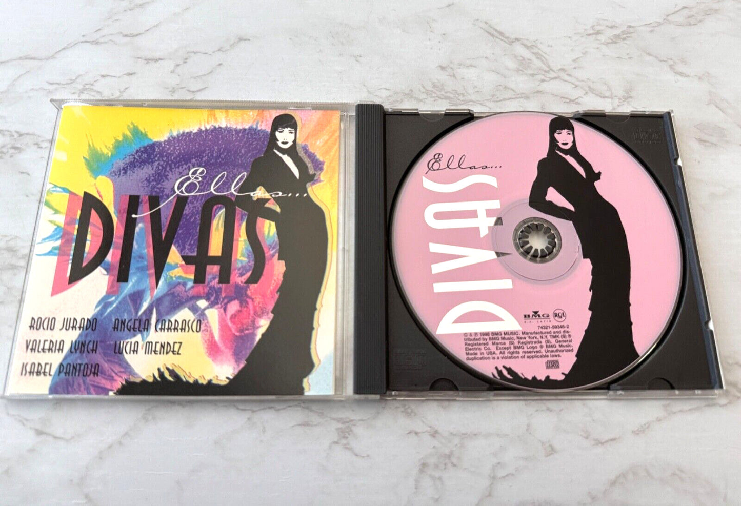 Isabel Pantoja, Lucia Mendez, Rocio Jurado – Ellas Divas (1998) [ORIGINAL USA PRESS]