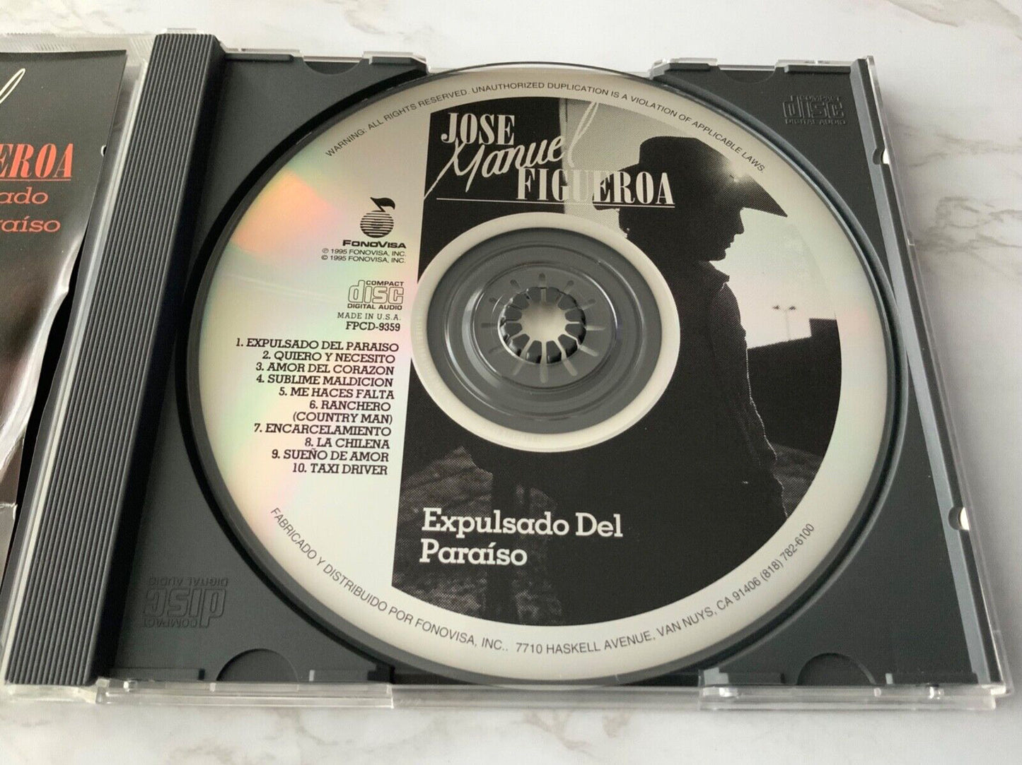 Jose Manuel Figueroa – Expulsado Del Paraiso (1995) [ORIGINAL USA PRESS]