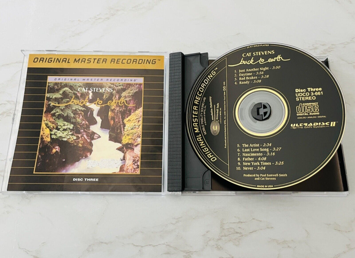 Cat Stevens – Three (MFSL, 24KT Gold, Numbered, Box Set)