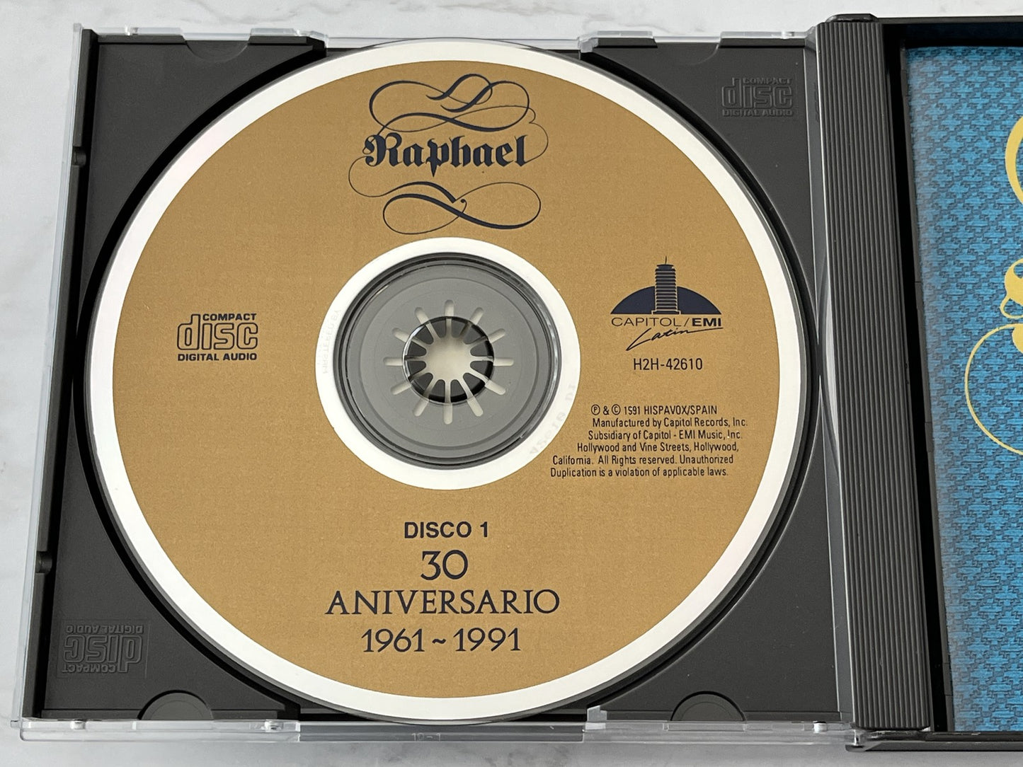 Raphael – 30 Aniversario 1961-1991 (1991) [ORIGINAL USA PRESS]