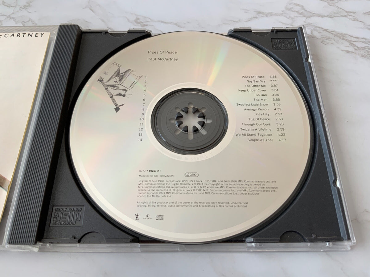 Paul McCartney – Pipes of Peace (1993) [UK PRESS]