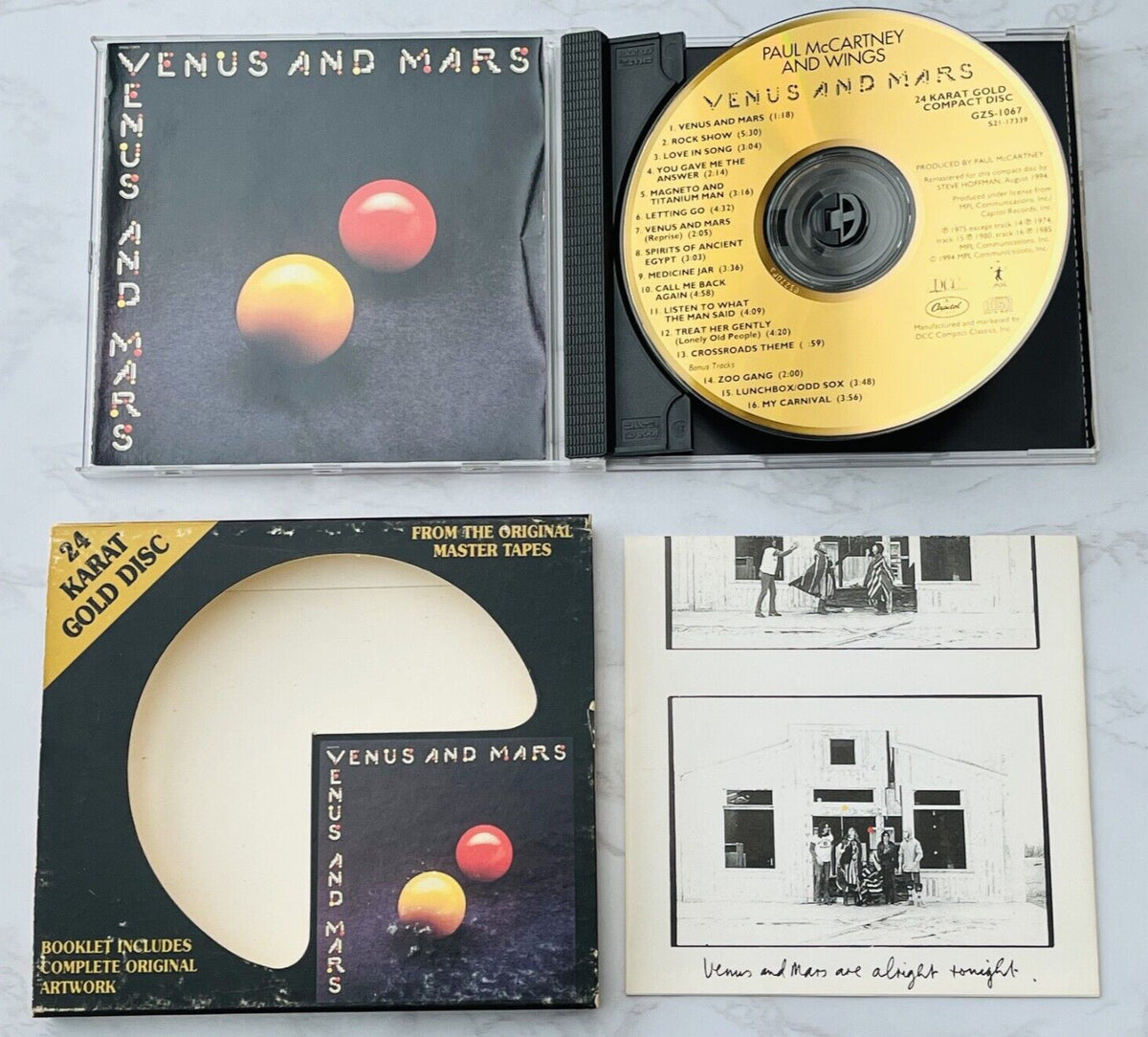 Paul McCartney, Wings – Venus And Mars (MFSL, 24KT Gold, DCC Gold) (1994)