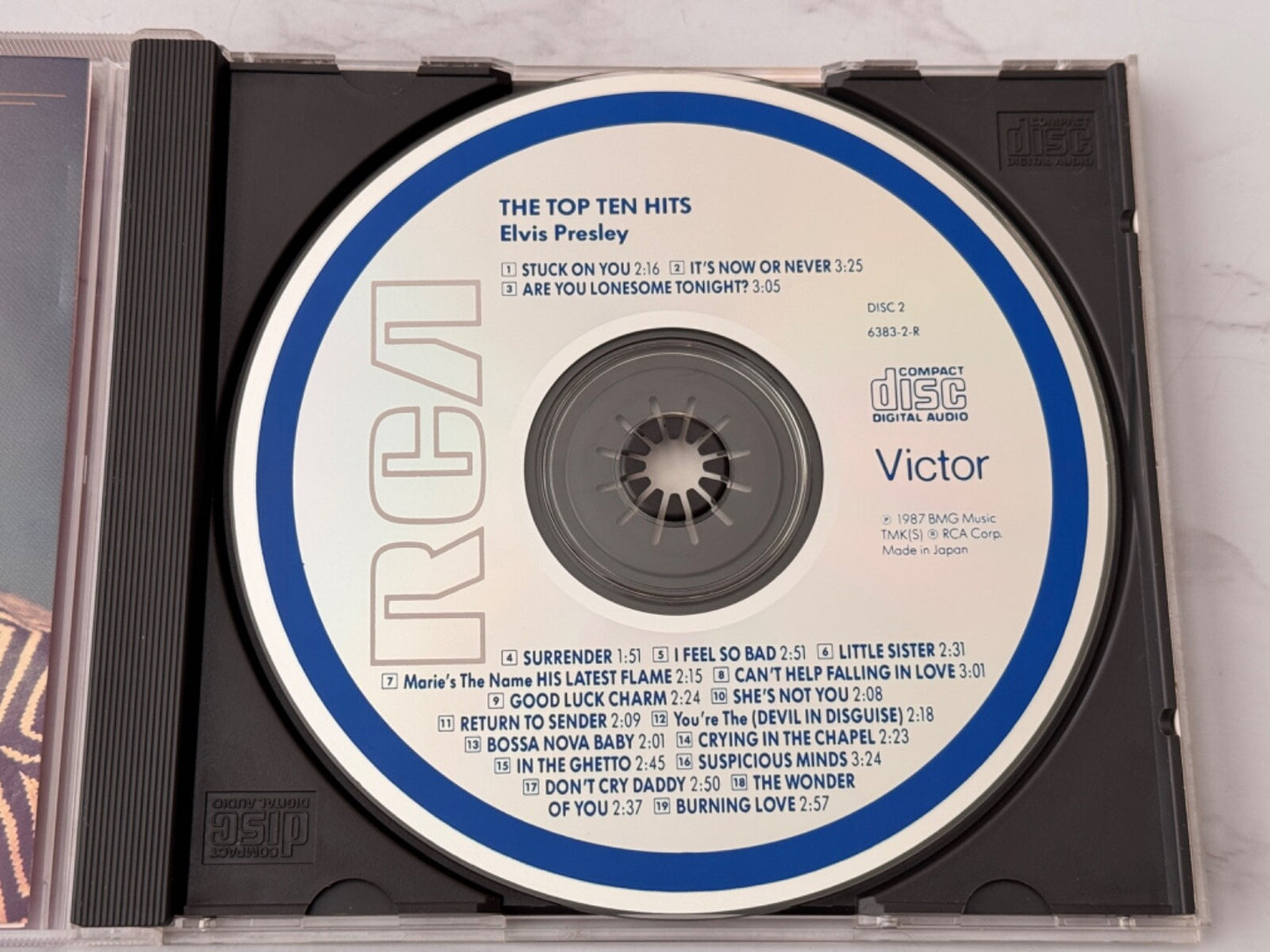 Elvis Presley – The Top Ten Hits (1987) [JAPAN TARGET ERA]