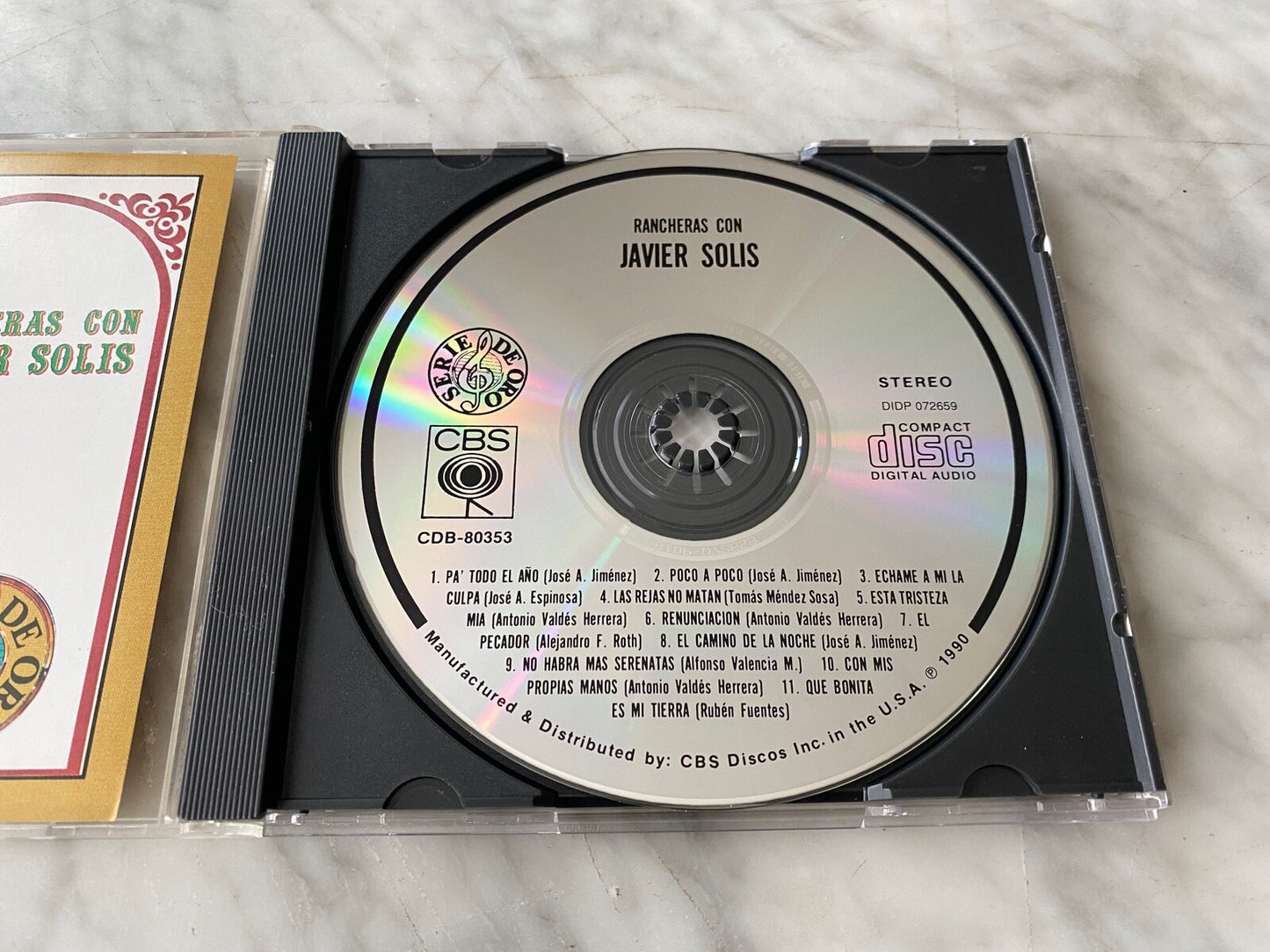 Javier Solis – Rancheras Con Javier Solis (1990)