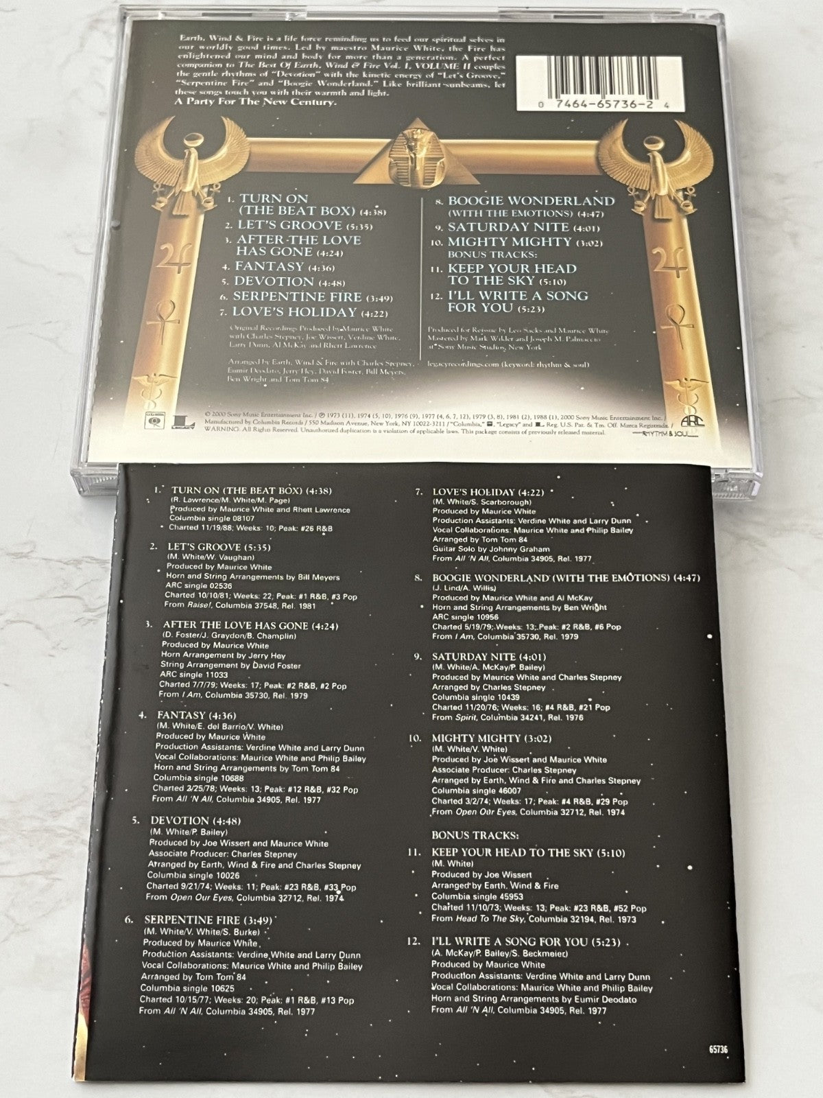 Earth Wind And Fire, Earth, Wind & Fire – The Best Of Vol. II (2000)